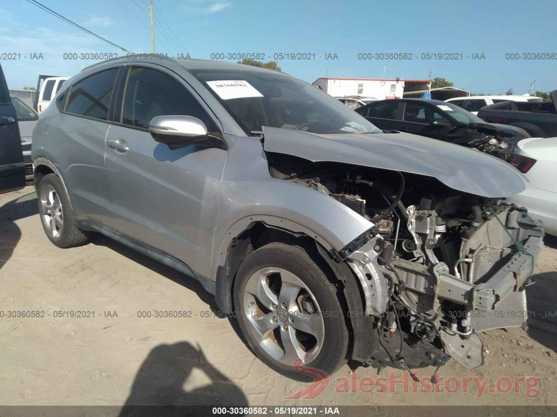 3CZRU5H76GM730460 2016 HONDA HR-V