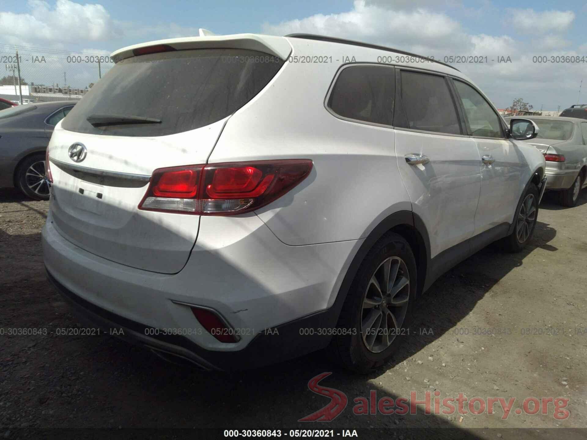 KM8SM4HF6HU207540 2017 HYUNDAI SANTA FE