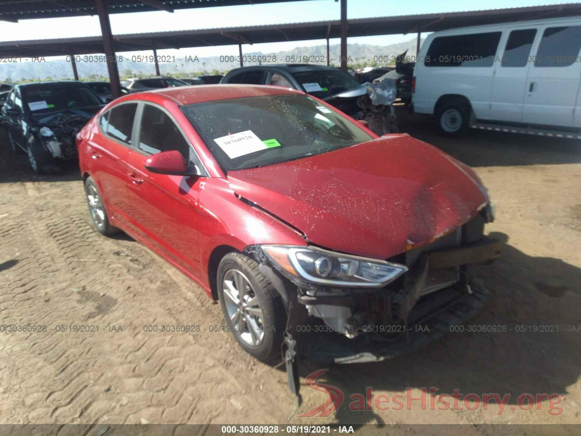 KMHD84LF9JU547095 2018 HYUNDAI ELANTRA