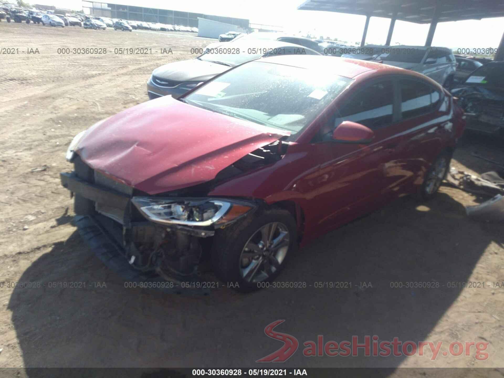 KMHD84LF9JU547095 2018 HYUNDAI ELANTRA