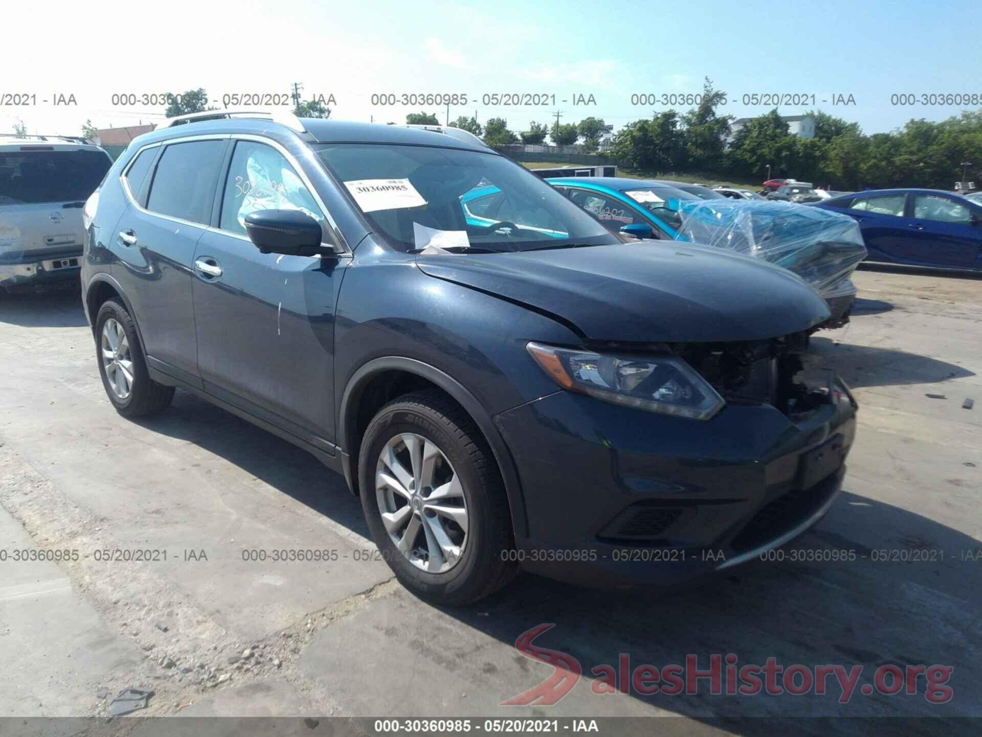 KNMAT2MV4GP717063 2016 NISSAN ROGUE