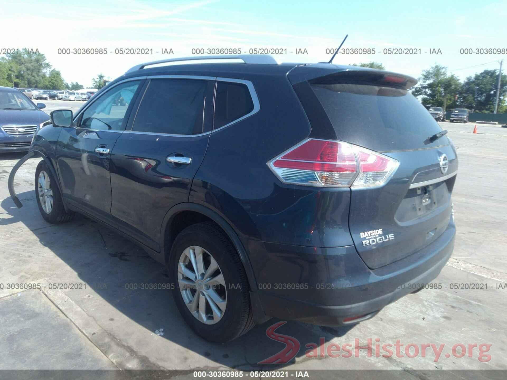 KNMAT2MV4GP717063 2016 NISSAN ROGUE