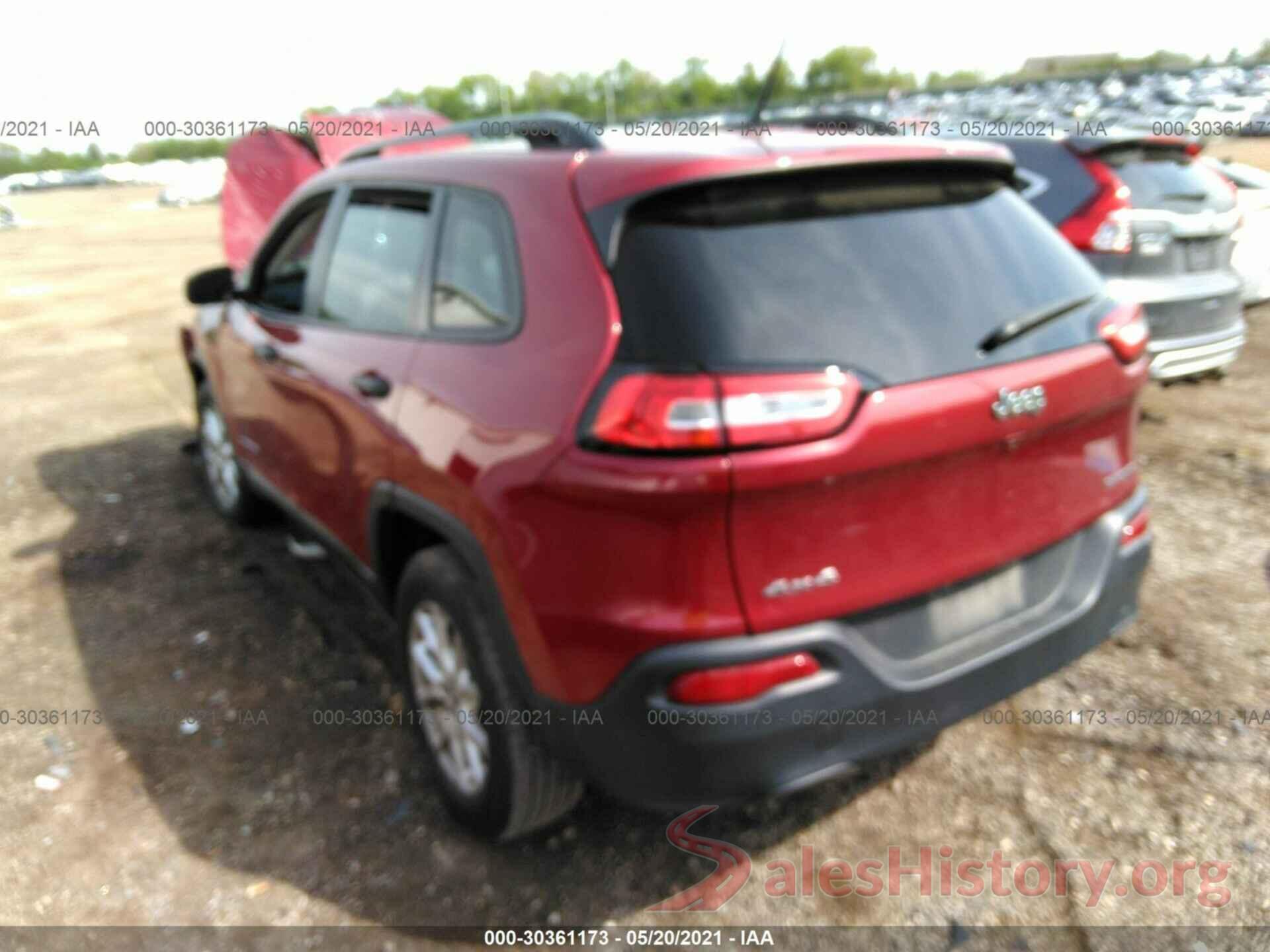 1C4PJMAB6GW170129 2016 JEEP CHEROKEE