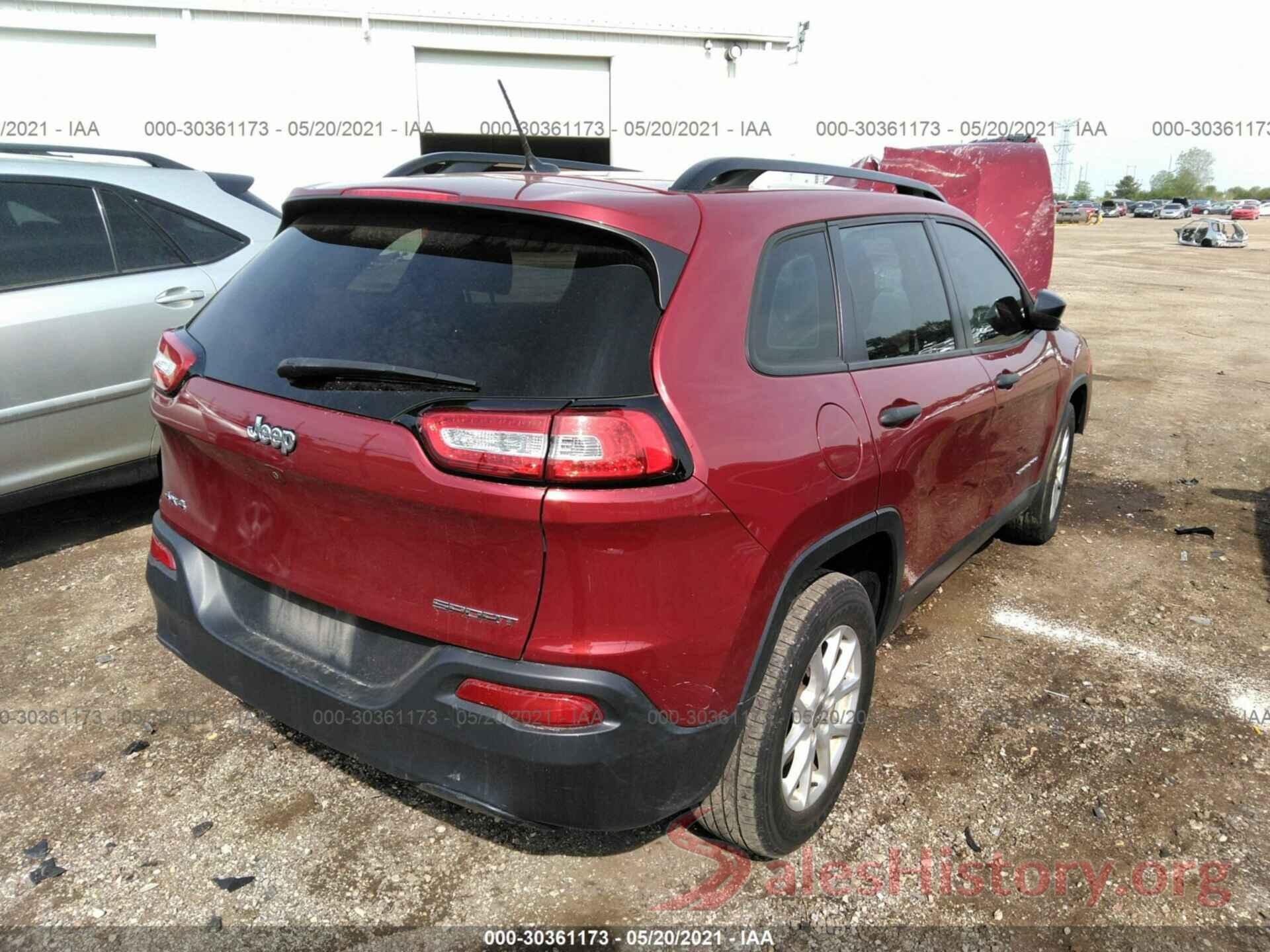 1C4PJMAB6GW170129 2016 JEEP CHEROKEE