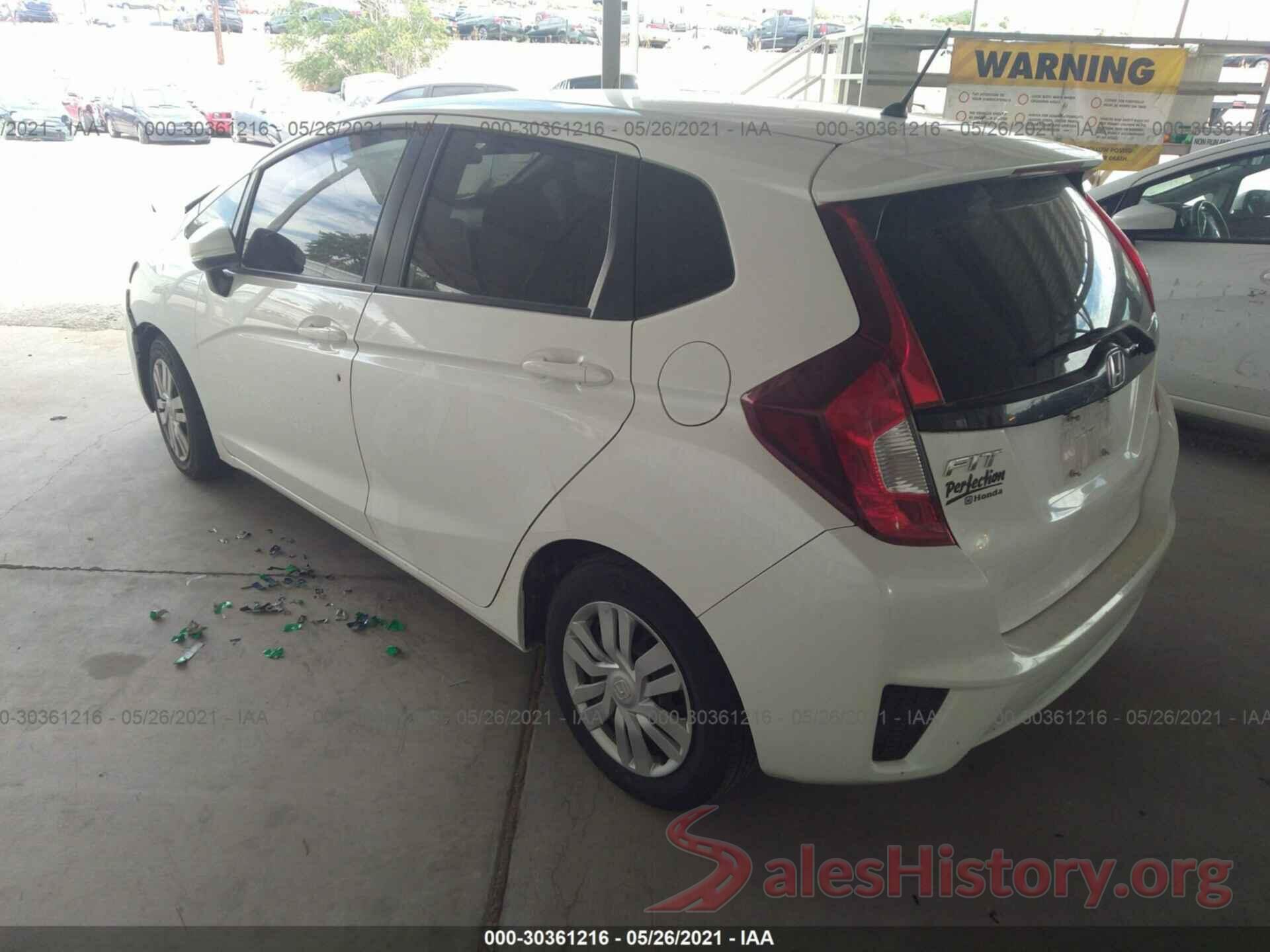 JHMGK5H59GX027896 2016 HONDA FIT