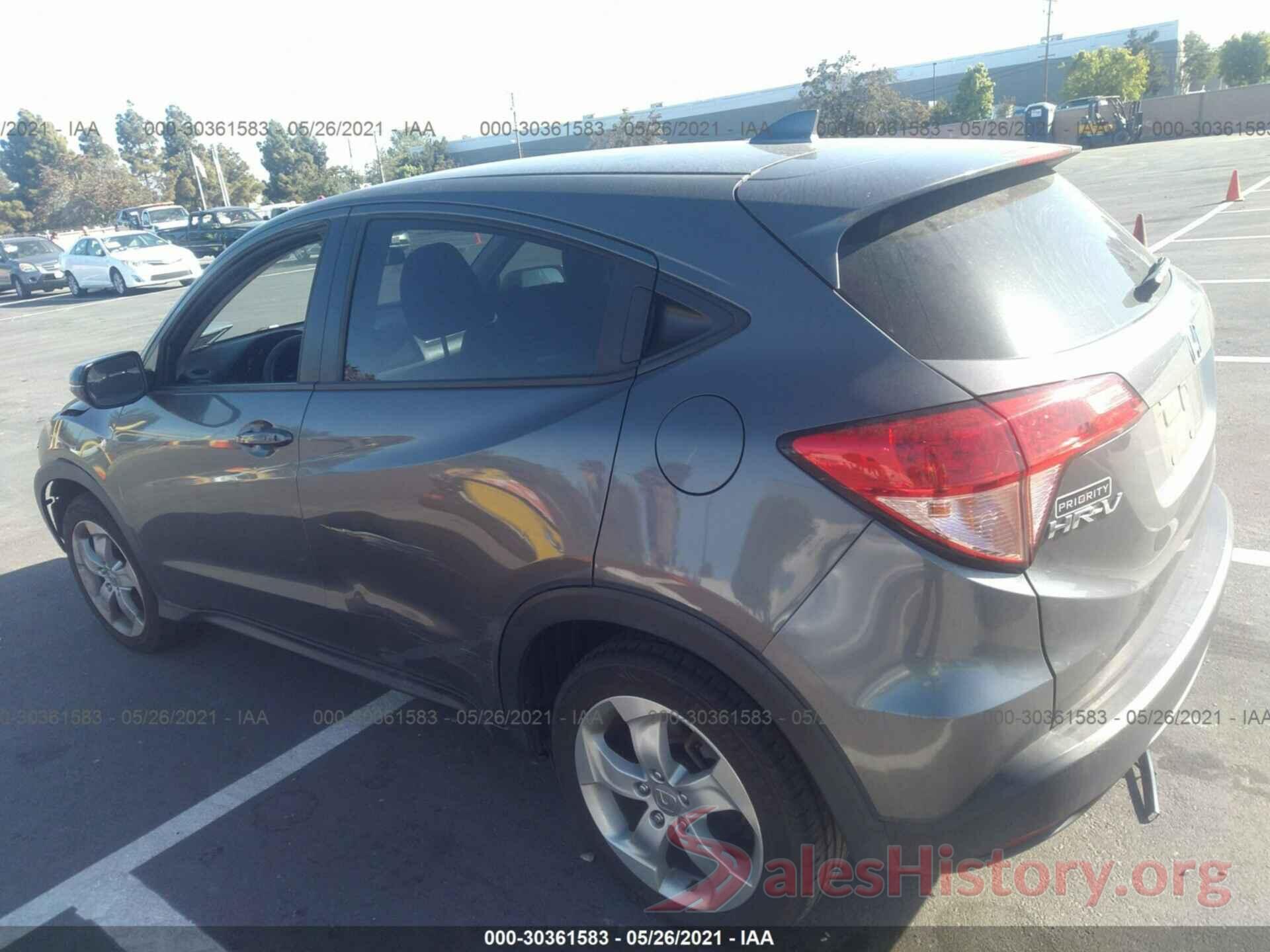 3CZRU5H58GM719135 2016 HONDA HR-V