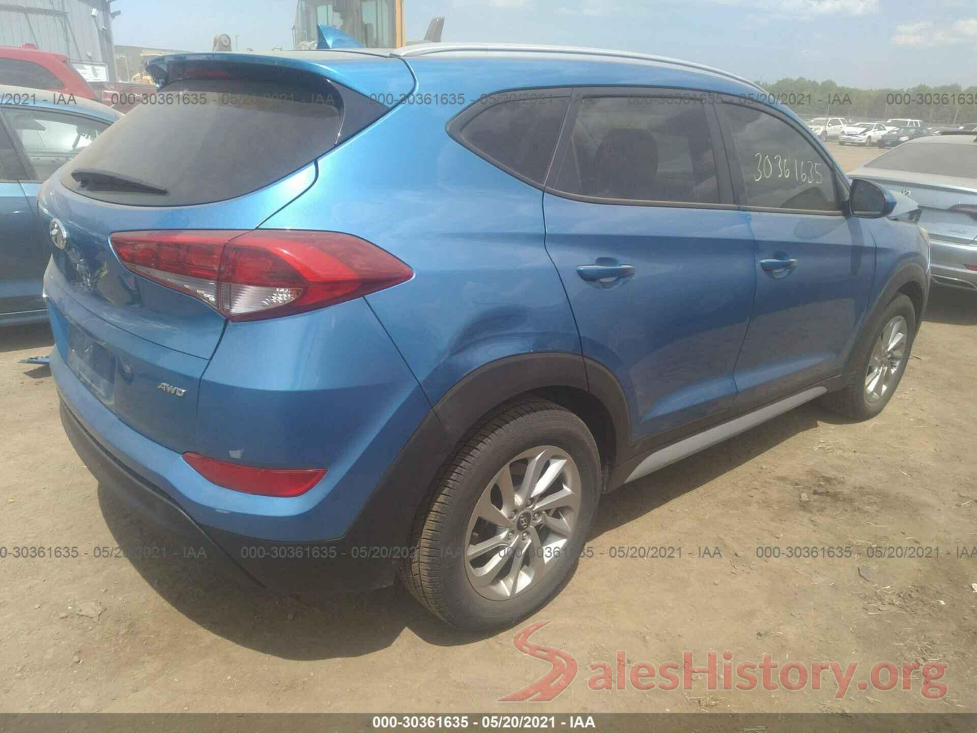 KM8J3CA44JU737268 2018 HYUNDAI TUCSON