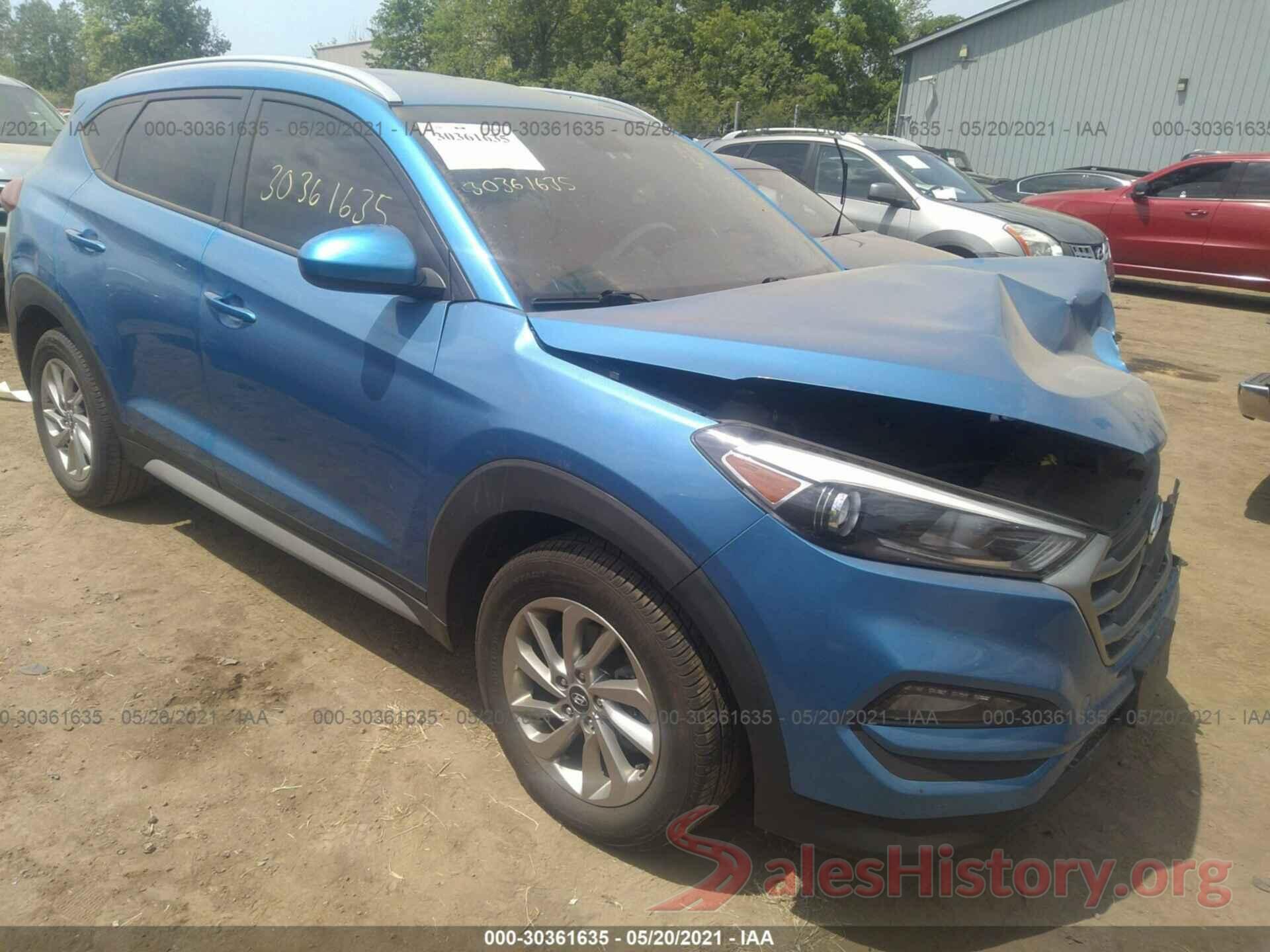 KM8J3CA44JU737268 2018 HYUNDAI TUCSON