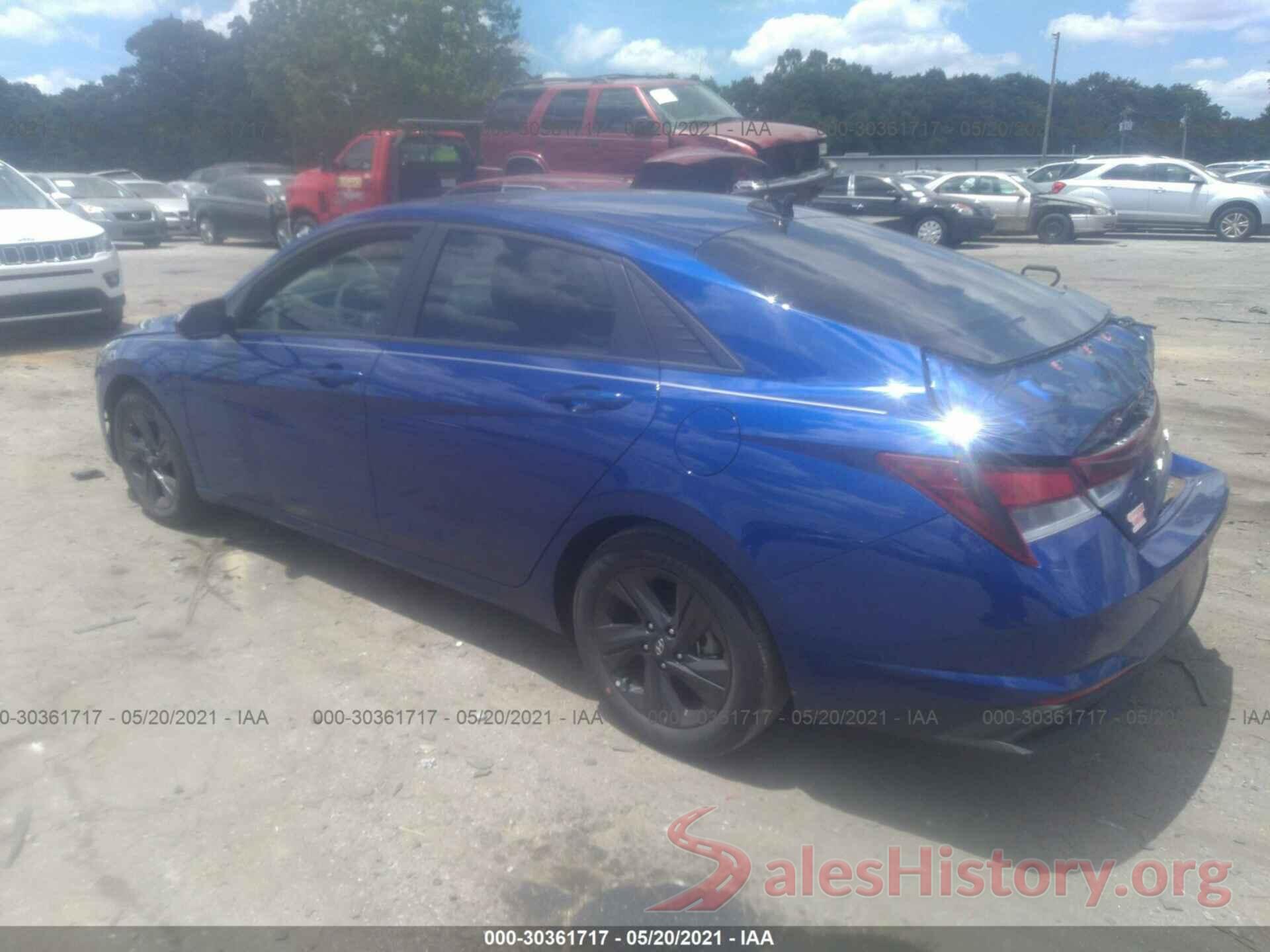 5NPLM4AG4MH022970 2021 HYUNDAI ELANTRA