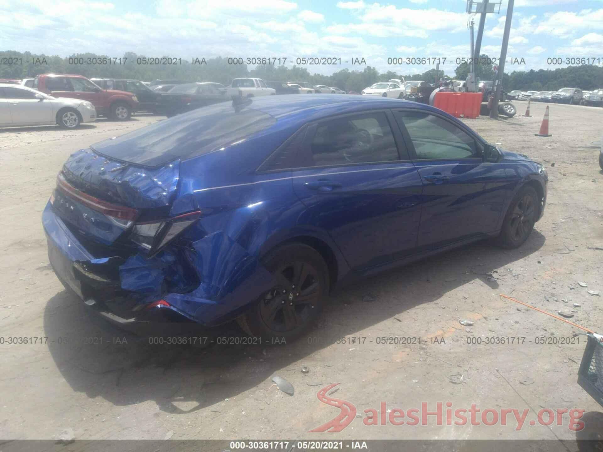 5NPLM4AG4MH022970 2021 HYUNDAI ELANTRA