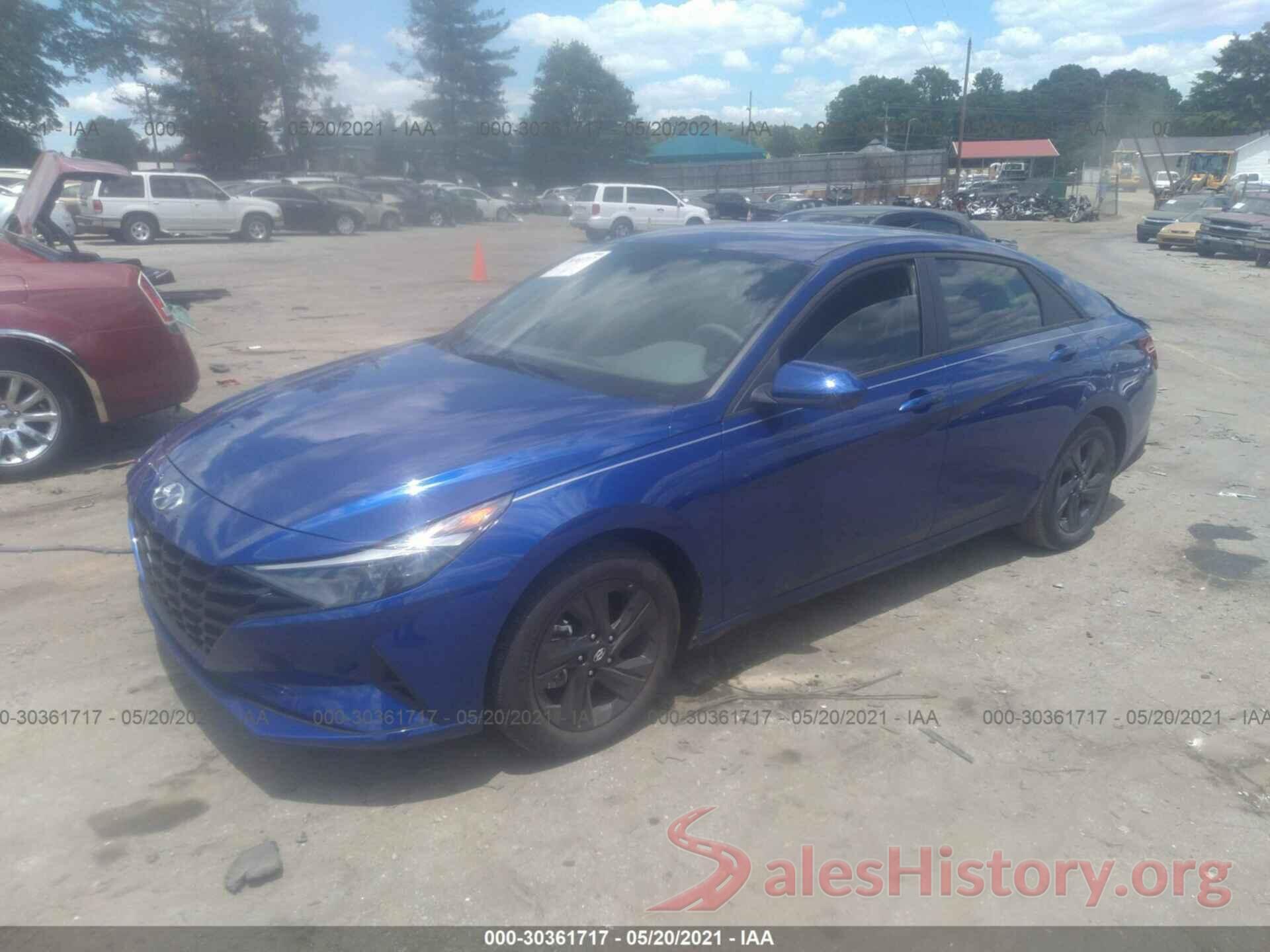 5NPLM4AG4MH022970 2021 HYUNDAI ELANTRA