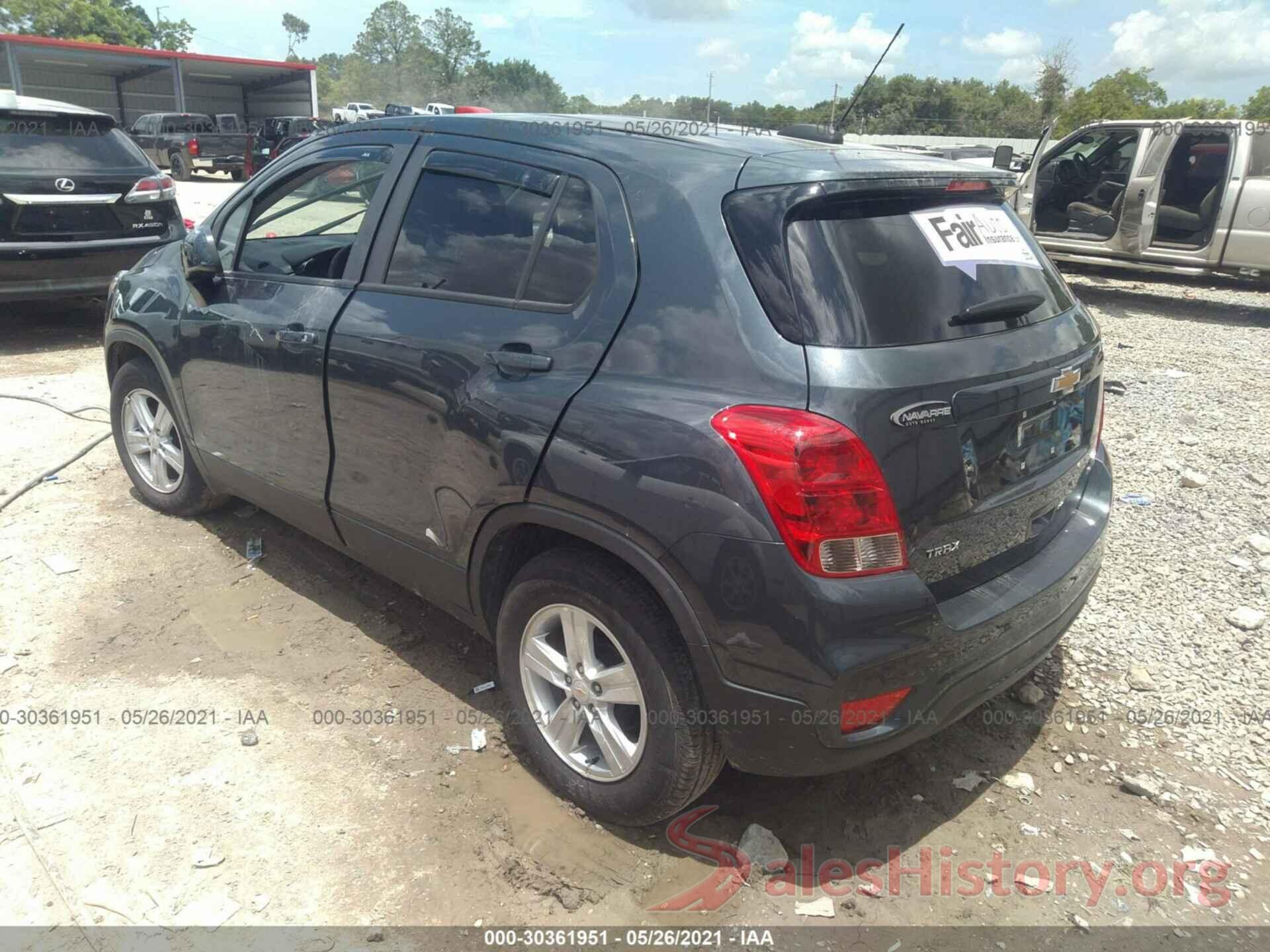 KL7CJKSB6MB320824 2021 CHEVROLET TRAX