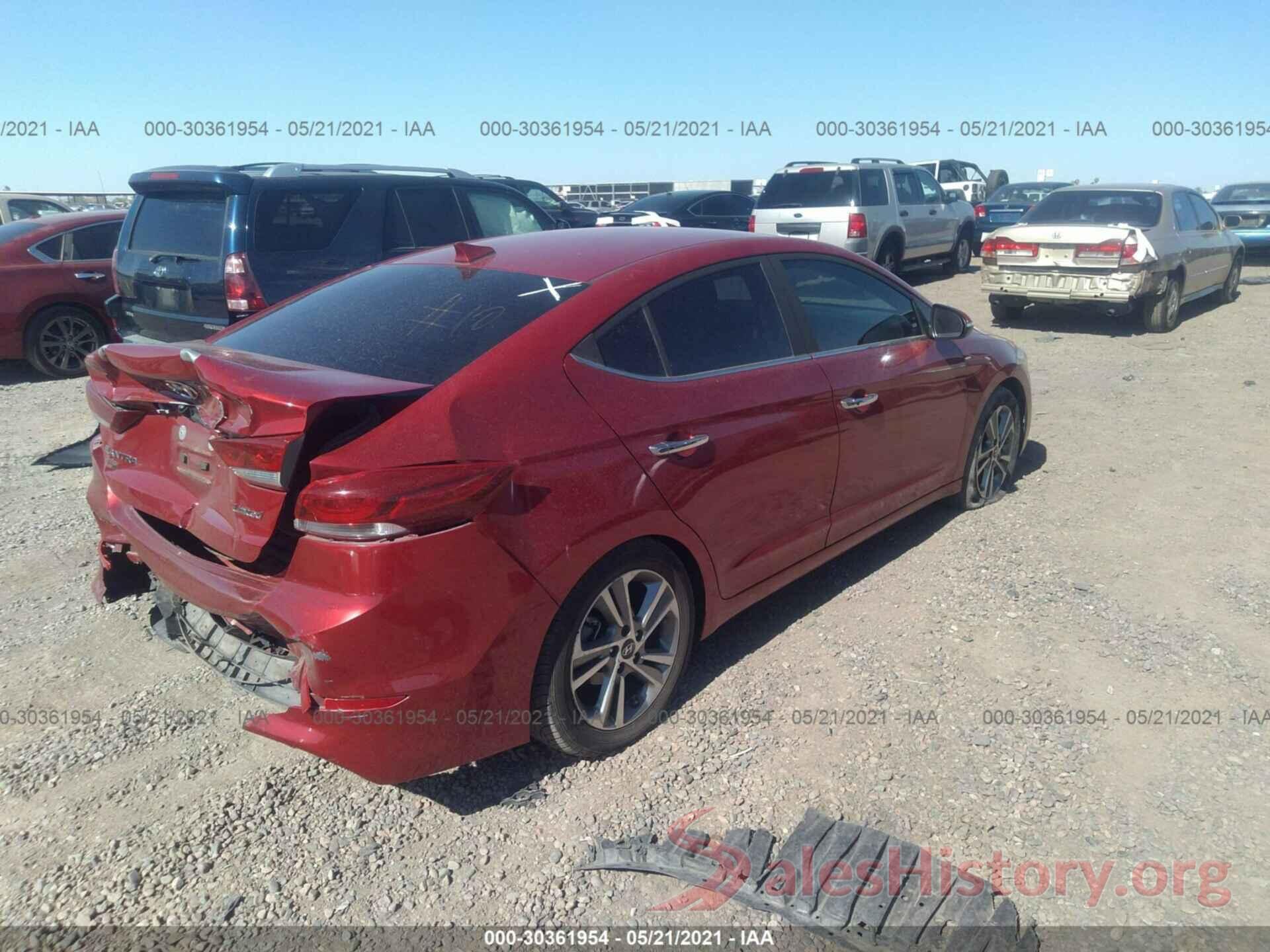 KMHD84LF9HU193847 2017 HYUNDAI ELANTRA