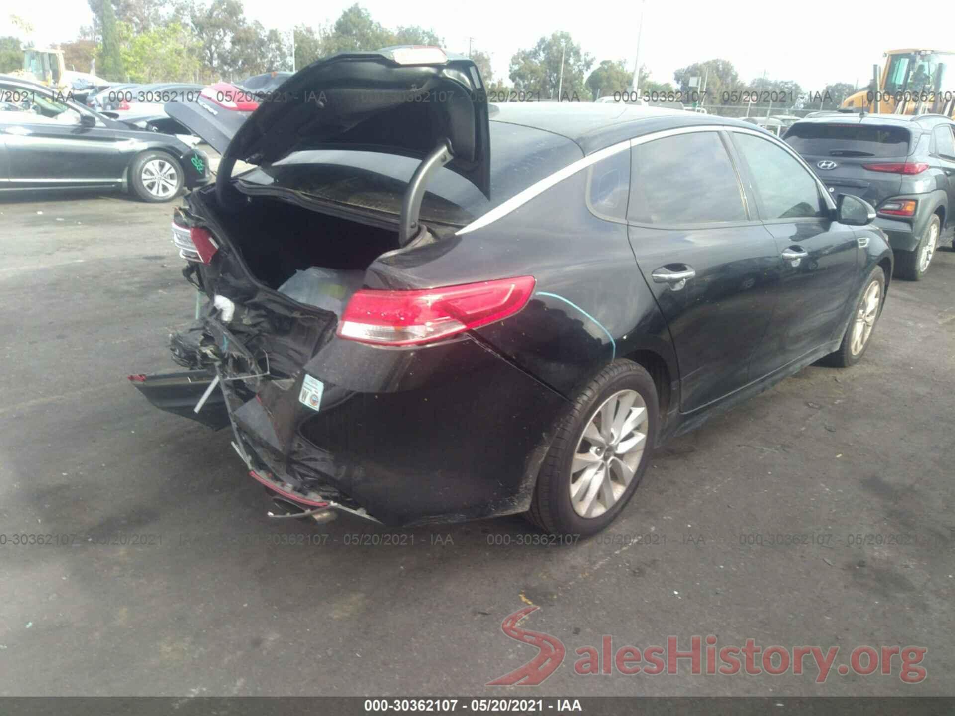 5XXGU4L30GG066167 2016 KIA OPTIMA