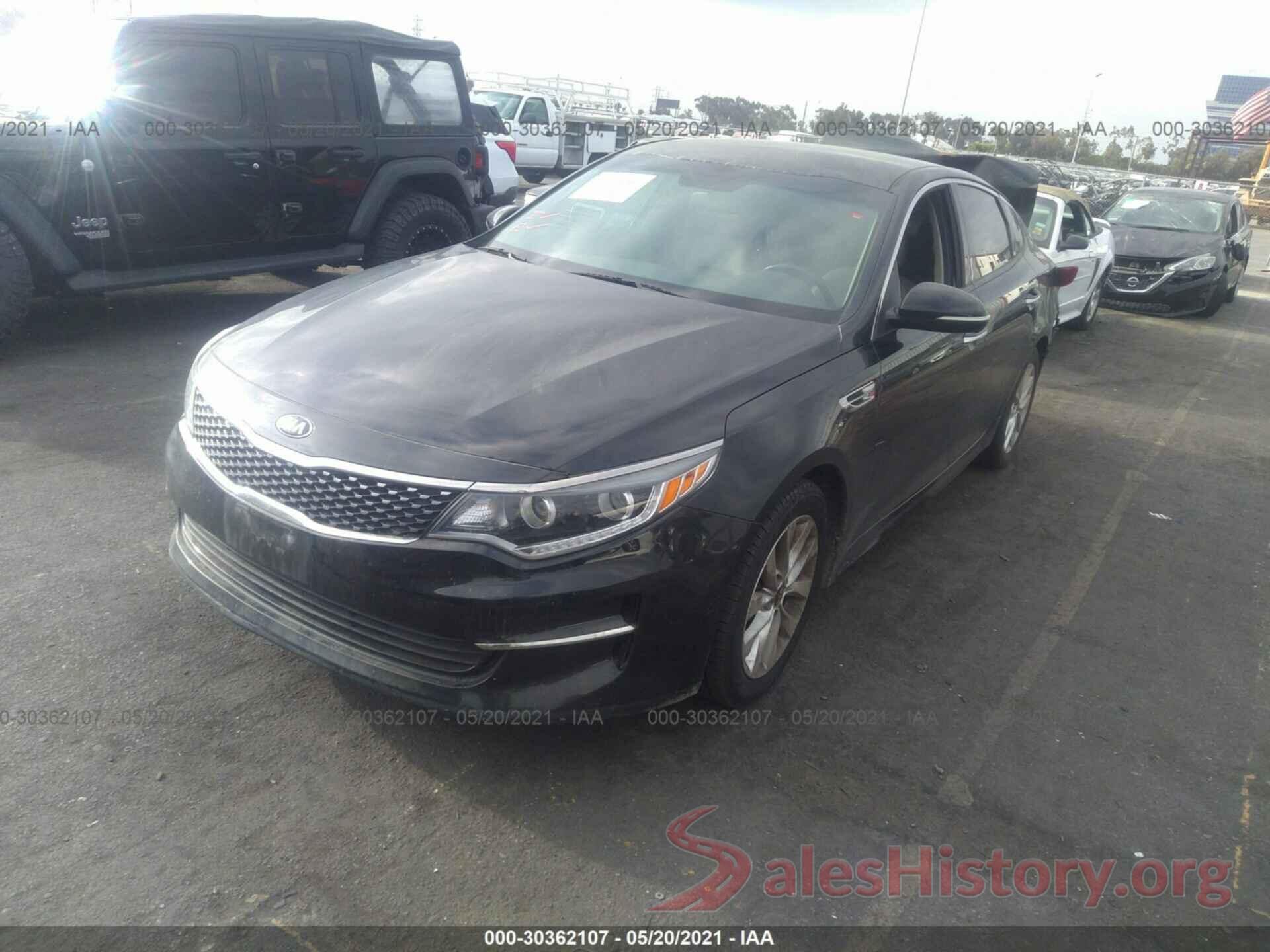 5XXGU4L30GG066167 2016 KIA OPTIMA