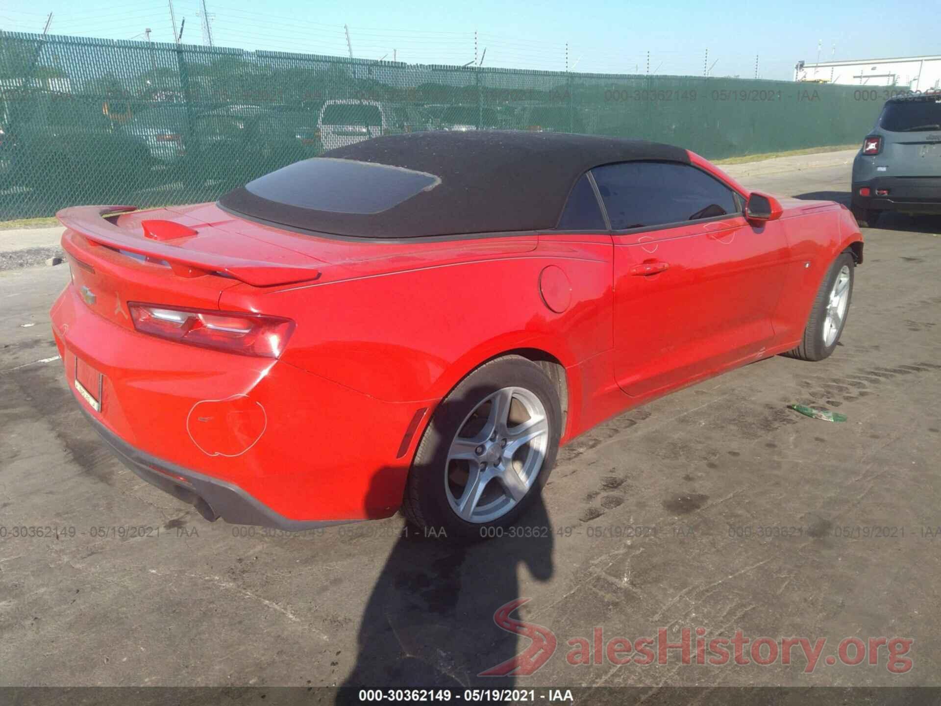 1G1FB3DX8G0162152 2016 CHEVROLET CAMARO