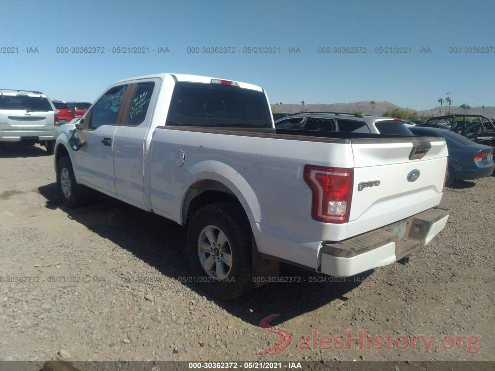 1FTFX1EF2HKD25709 2017 FORD F-150