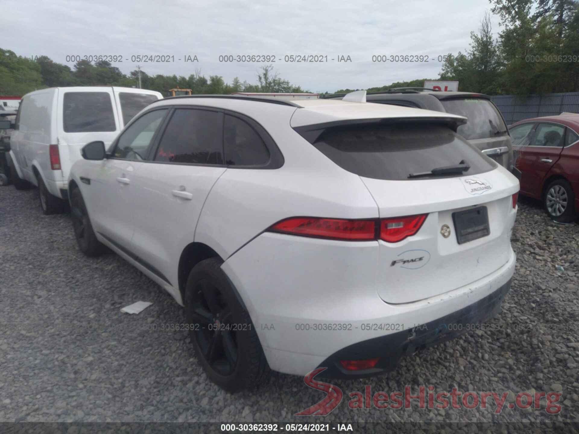 SADCL2FN2JA261424 2018 JAGUAR F-PACE