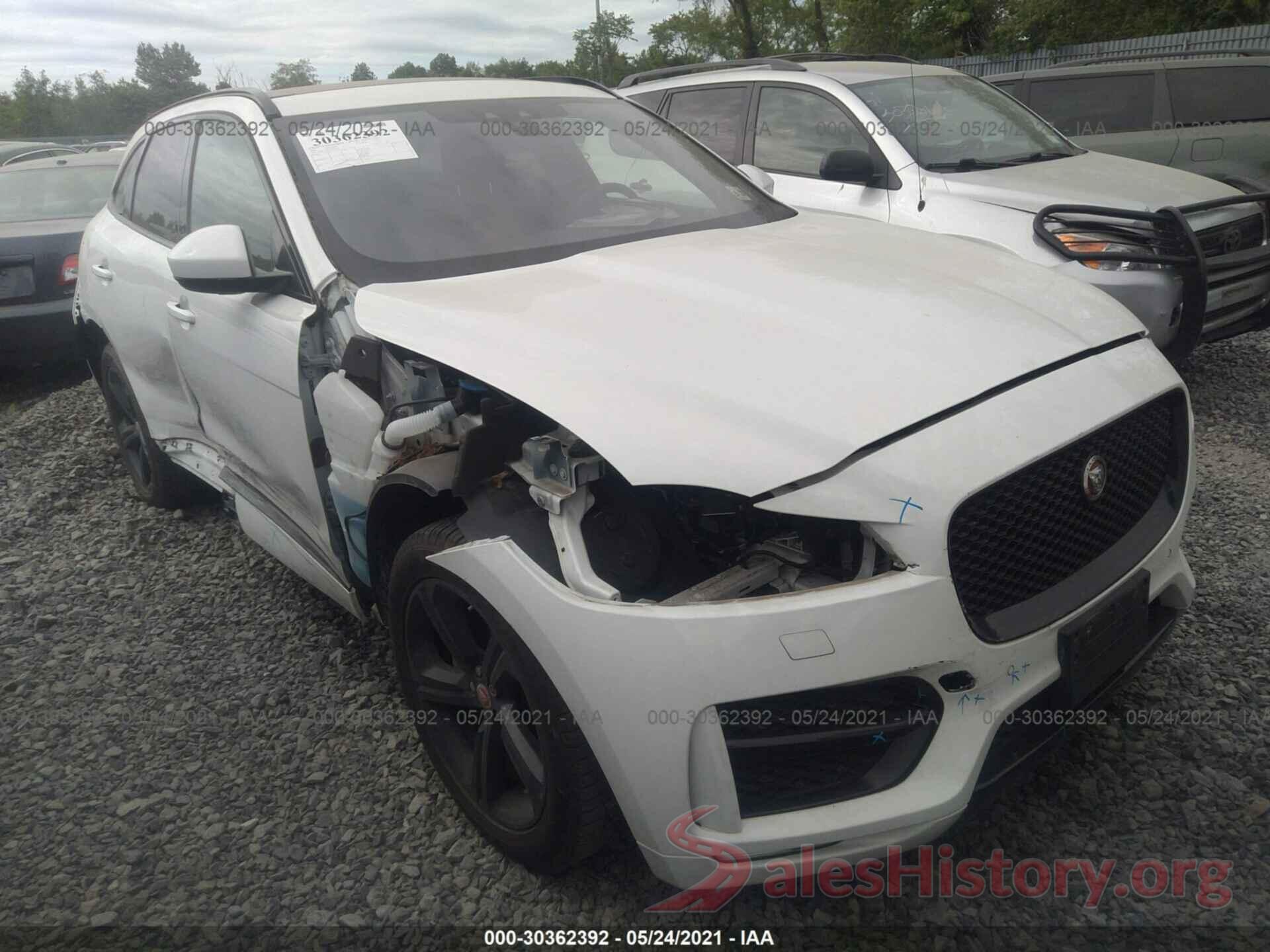 SADCL2FN2JA261424 2018 JAGUAR F-PACE