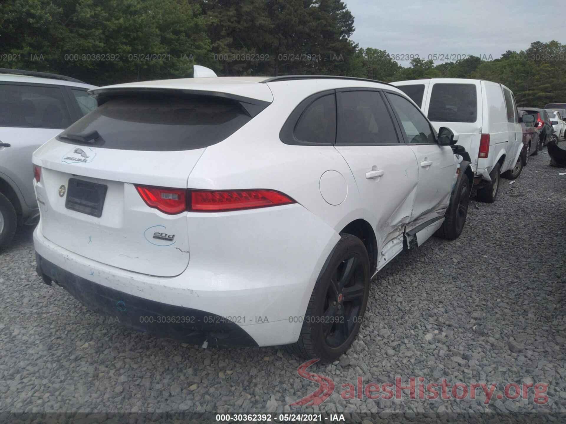 SADCL2FN2JA261424 2018 JAGUAR F-PACE