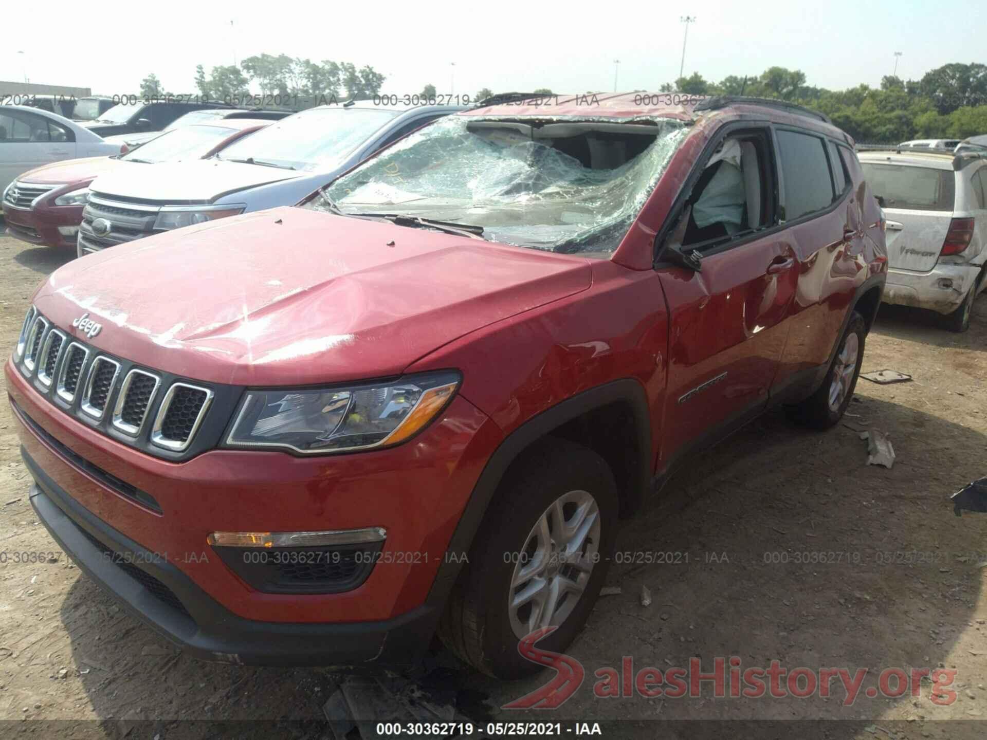 3C4NJDABXJT320733 2018 JEEP COMPASS