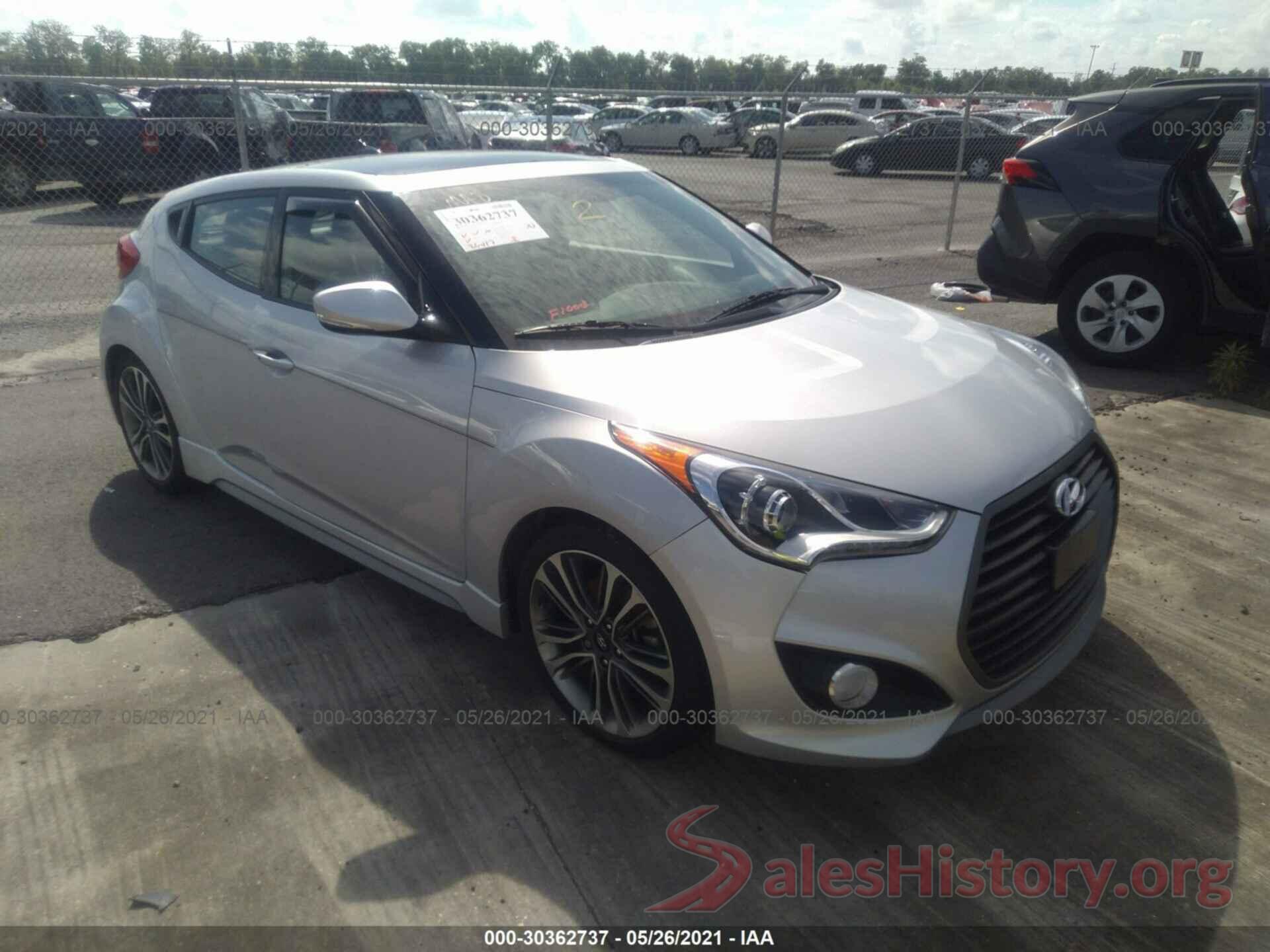 KMHTC6AE8HU314206 2017 HYUNDAI VELOSTER