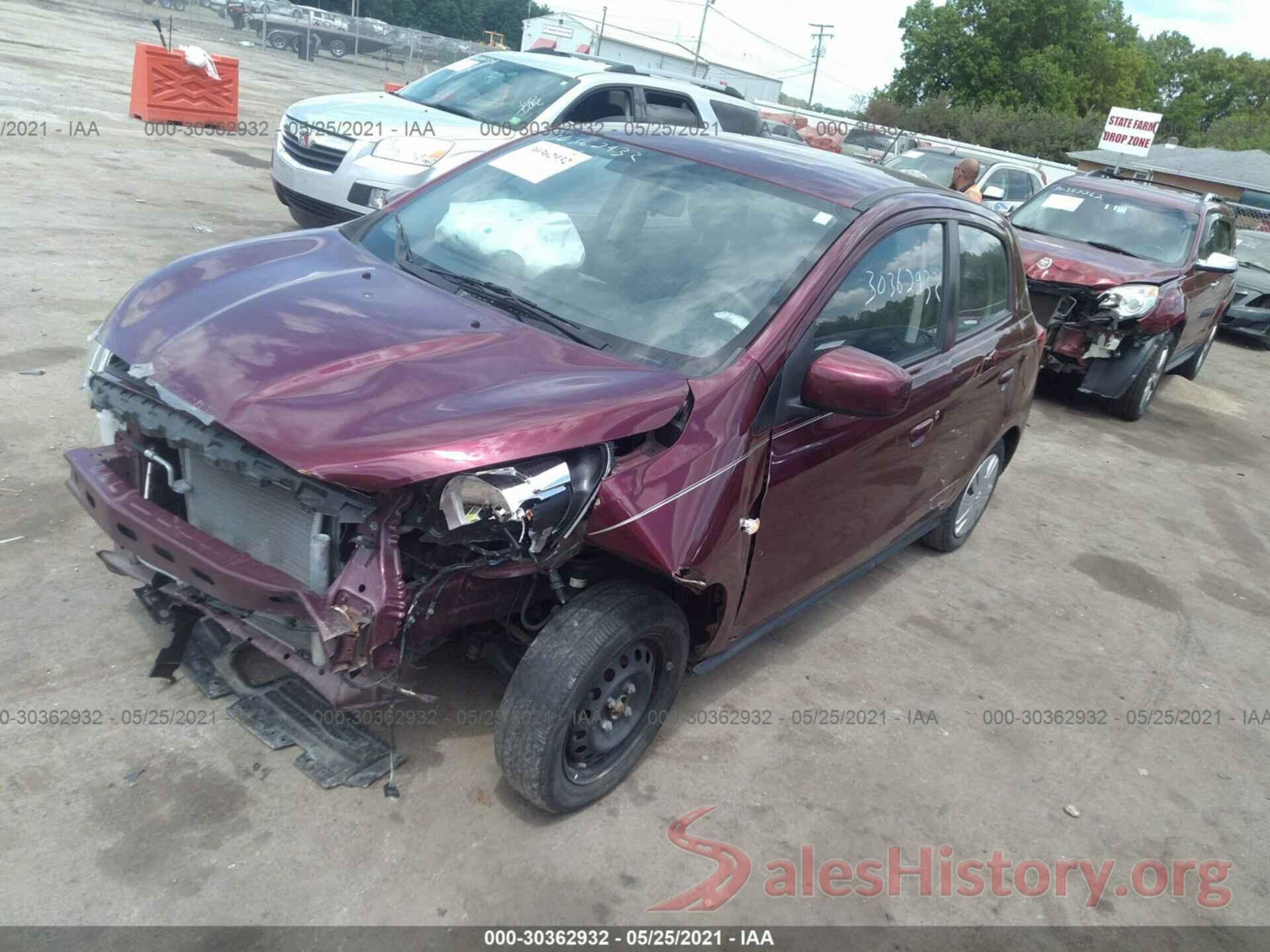 ML32A3HJ9HH008103 2017 MITSUBISHI MIRAGE