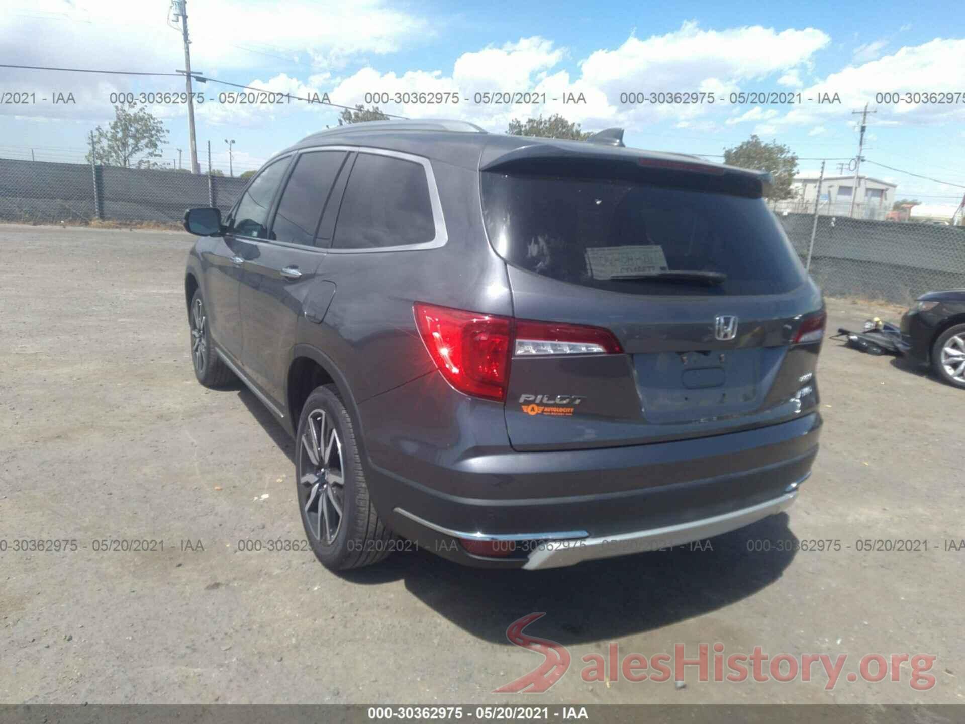 5FNYF6H09KB055883 2019 HONDA PILOT