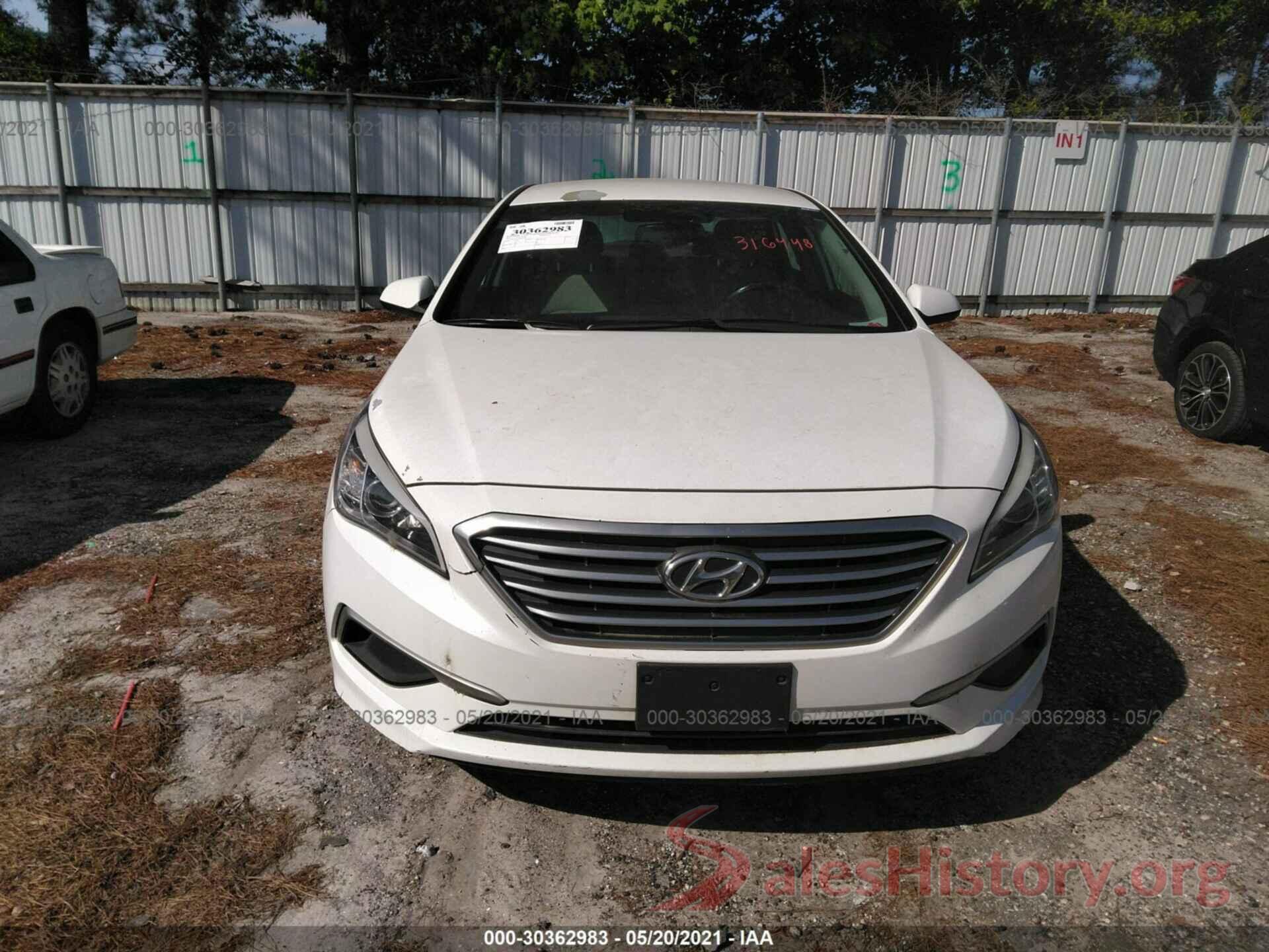 5NPE24AF1GH316448 2016 HYUNDAI SONATA