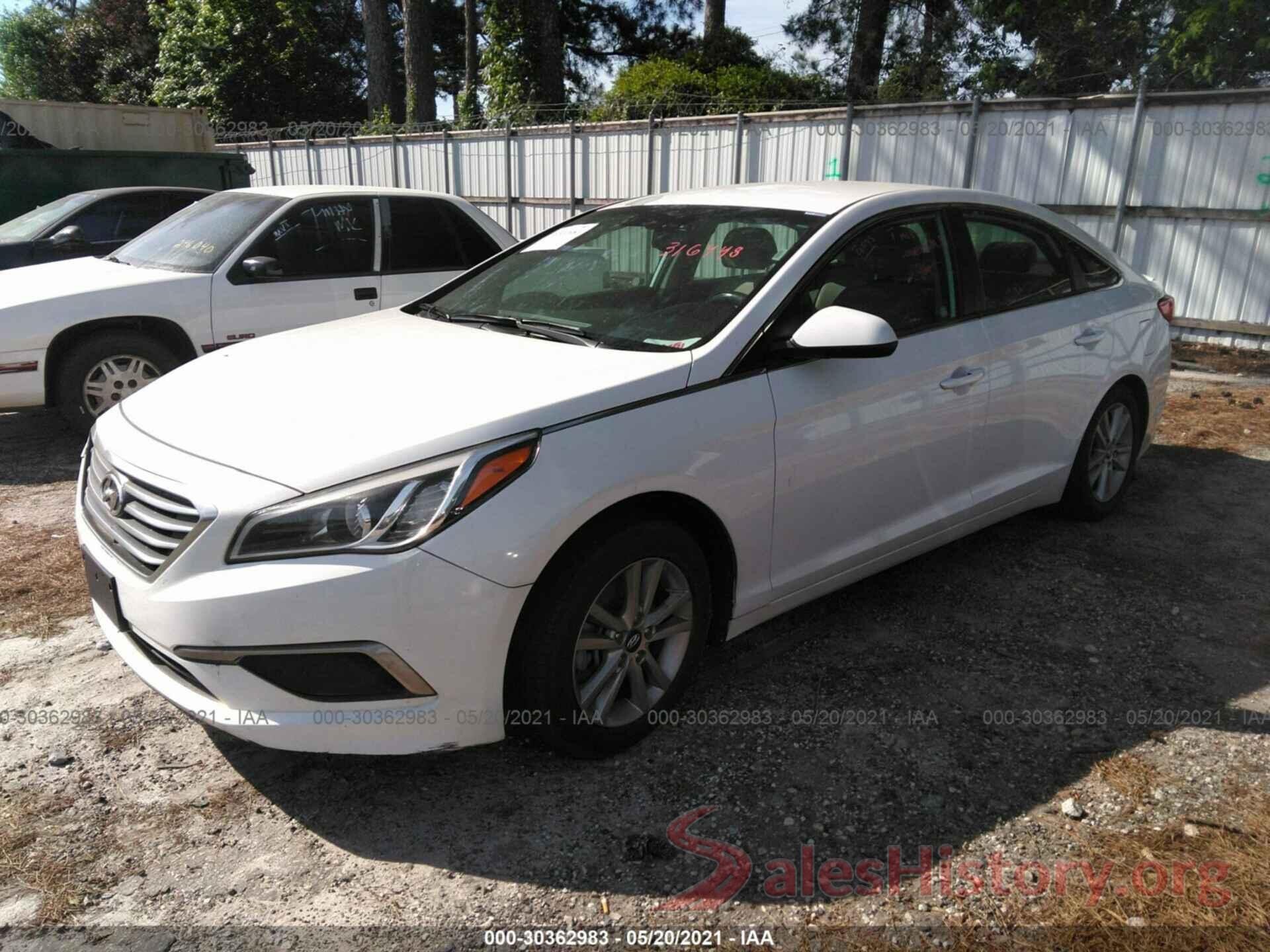 5NPE24AF1GH316448 2016 HYUNDAI SONATA