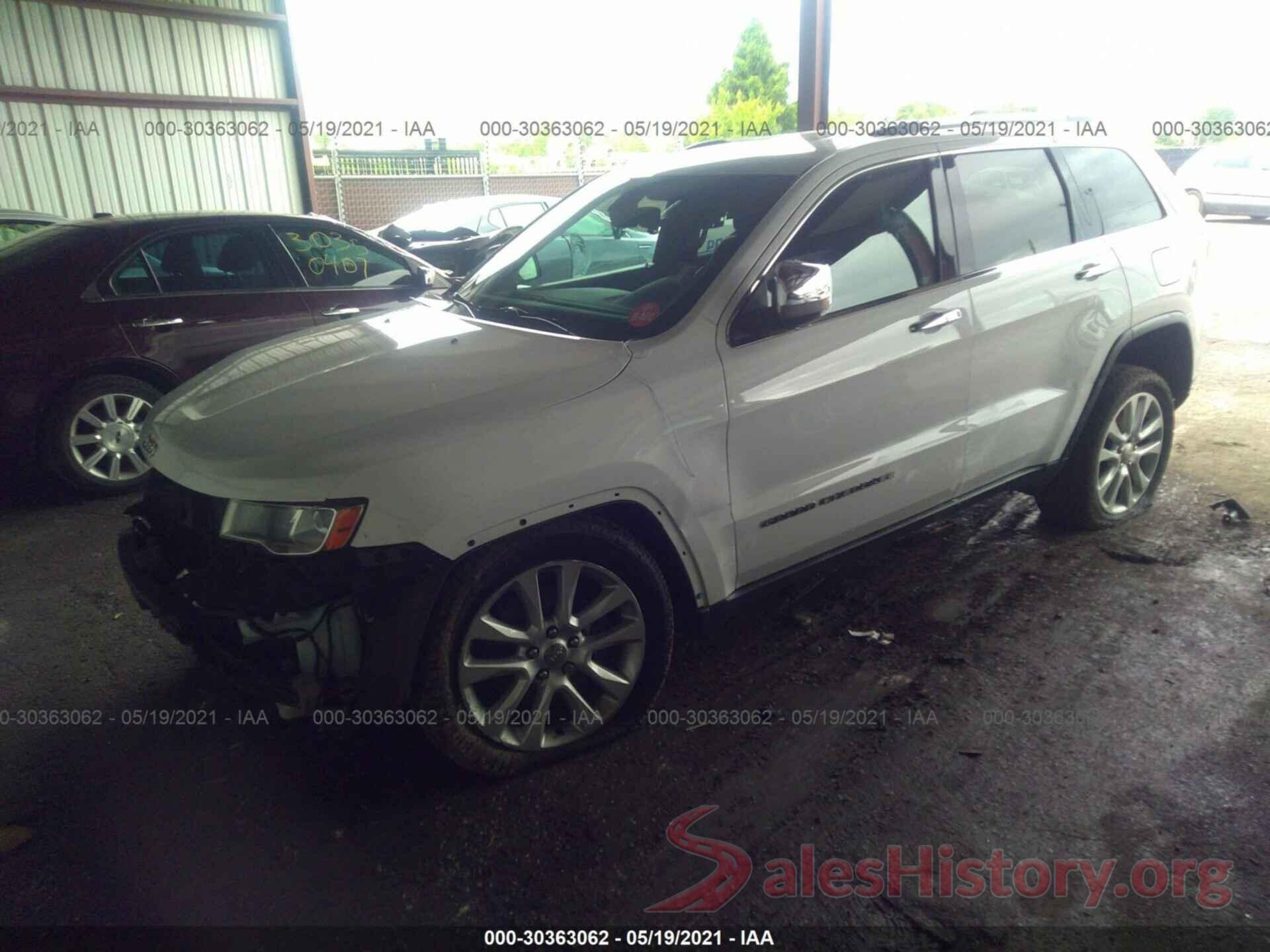 1C4RJFBTXHC607578 2017 JEEP GRAND CHEROKEE