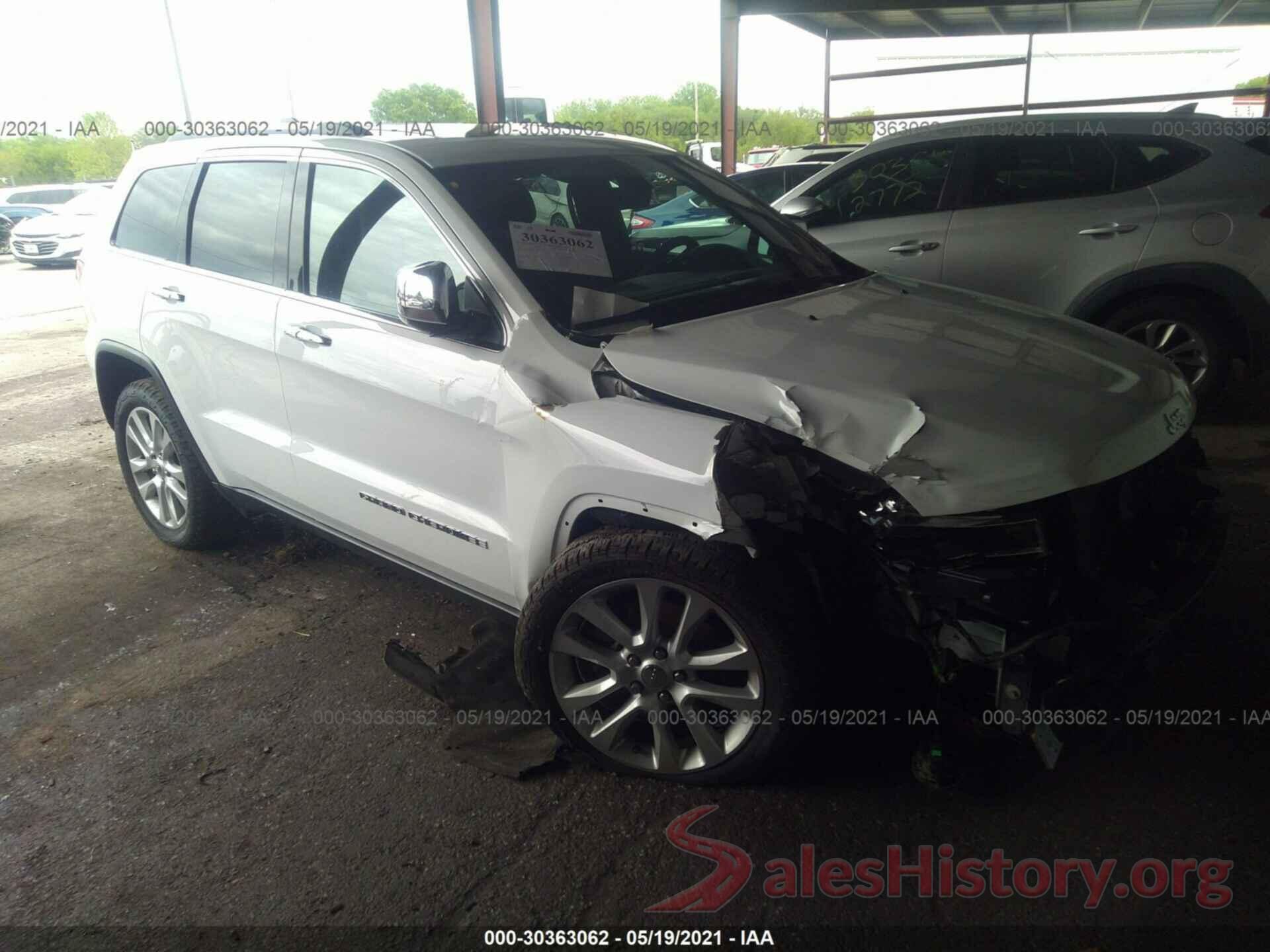 1C4RJFBTXHC607578 2017 JEEP GRAND CHEROKEE