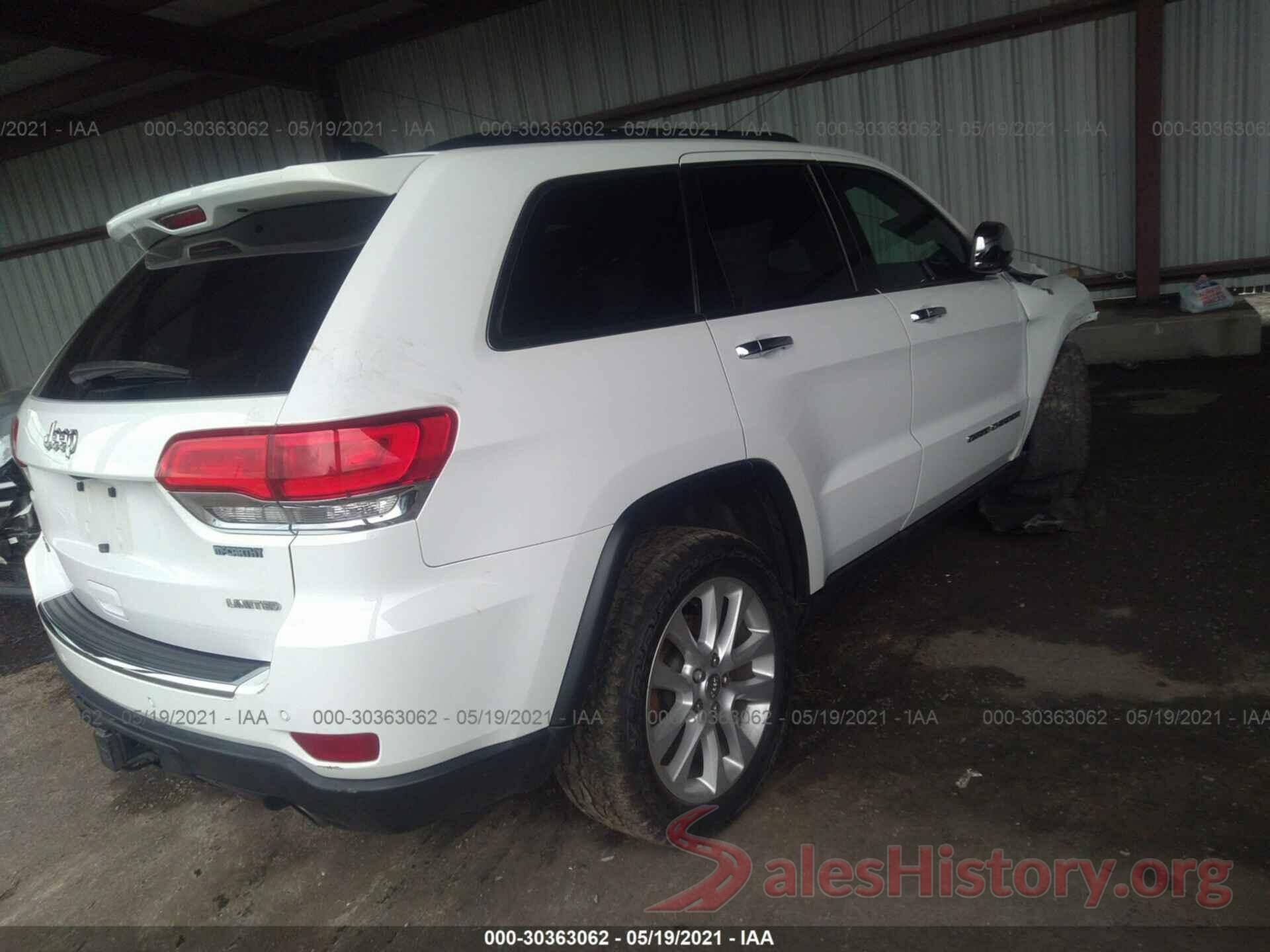 1C4RJFBTXHC607578 2017 JEEP GRAND CHEROKEE