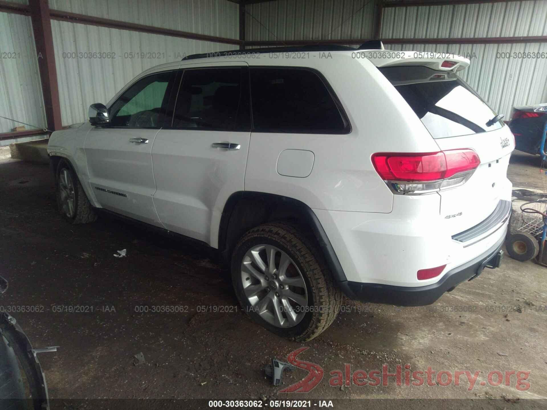 1C4RJFBTXHC607578 2017 JEEP GRAND CHEROKEE