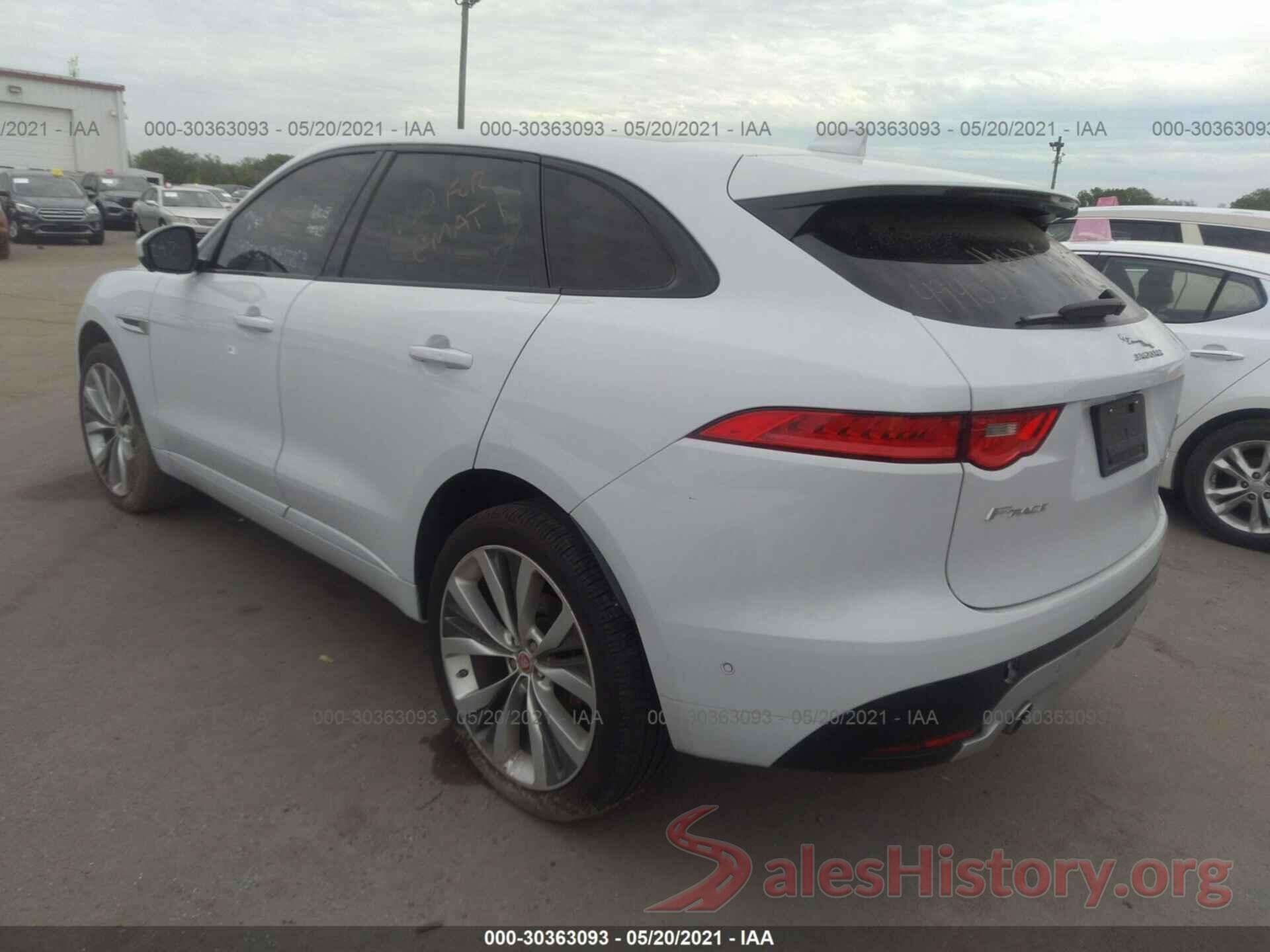 SADCM2BV9HA888814 2017 JAGUAR F-PACE