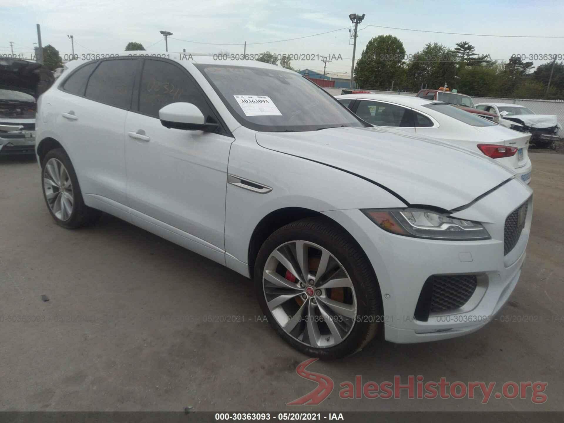 SADCM2BV9HA888814 2017 JAGUAR F-PACE