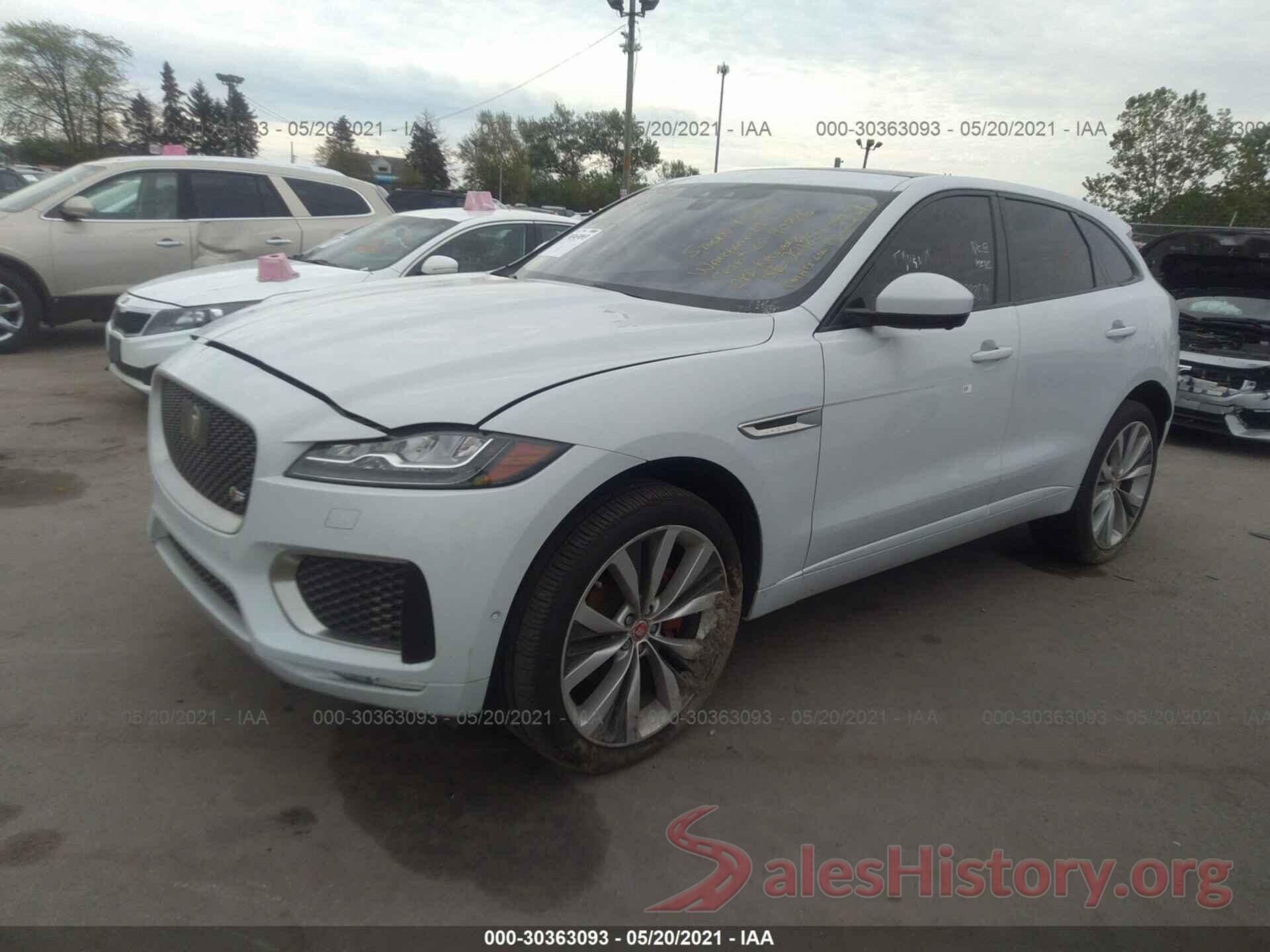 SADCM2BV9HA888814 2017 JAGUAR F-PACE