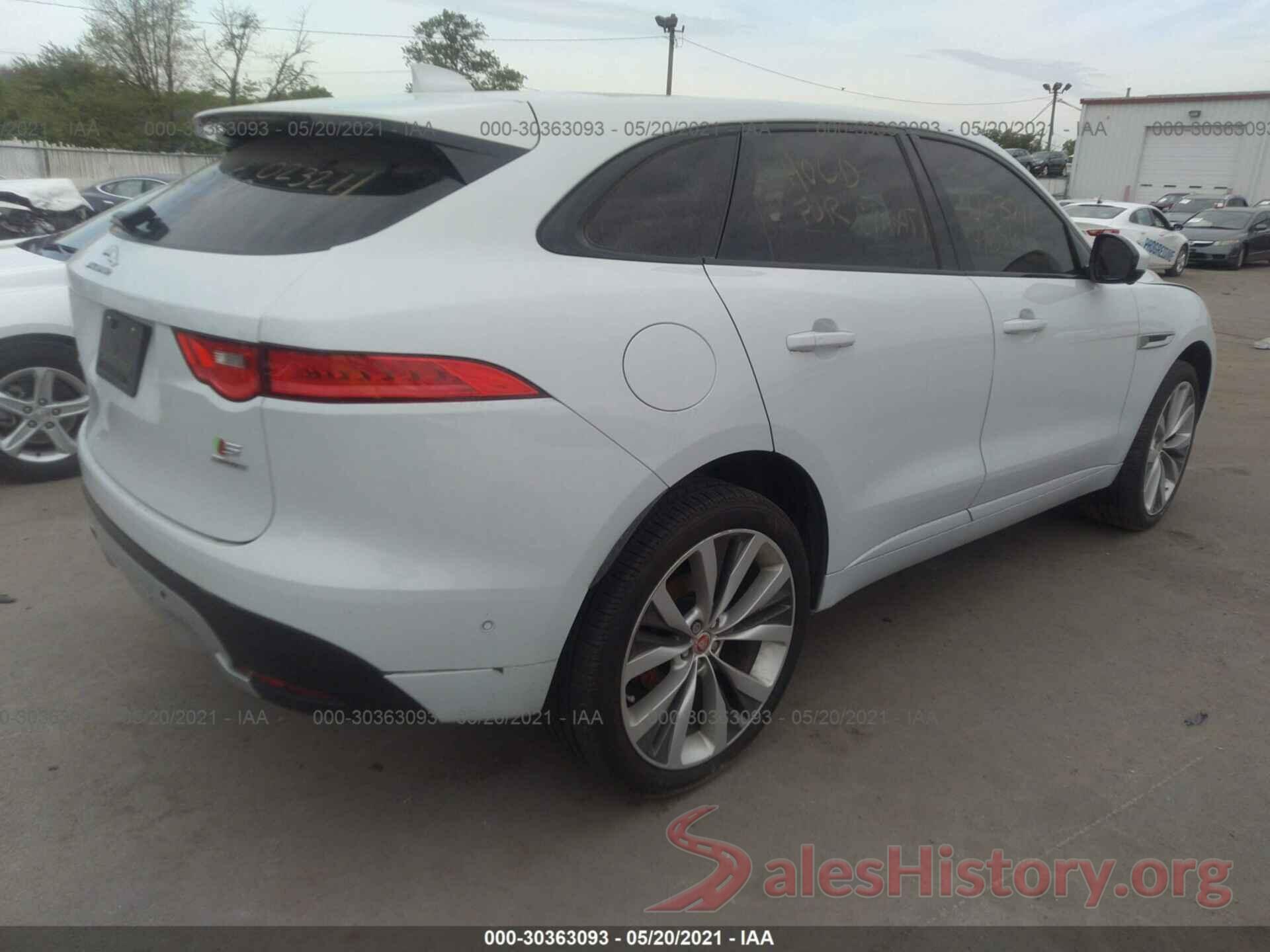 SADCM2BV9HA888814 2017 JAGUAR F-PACE