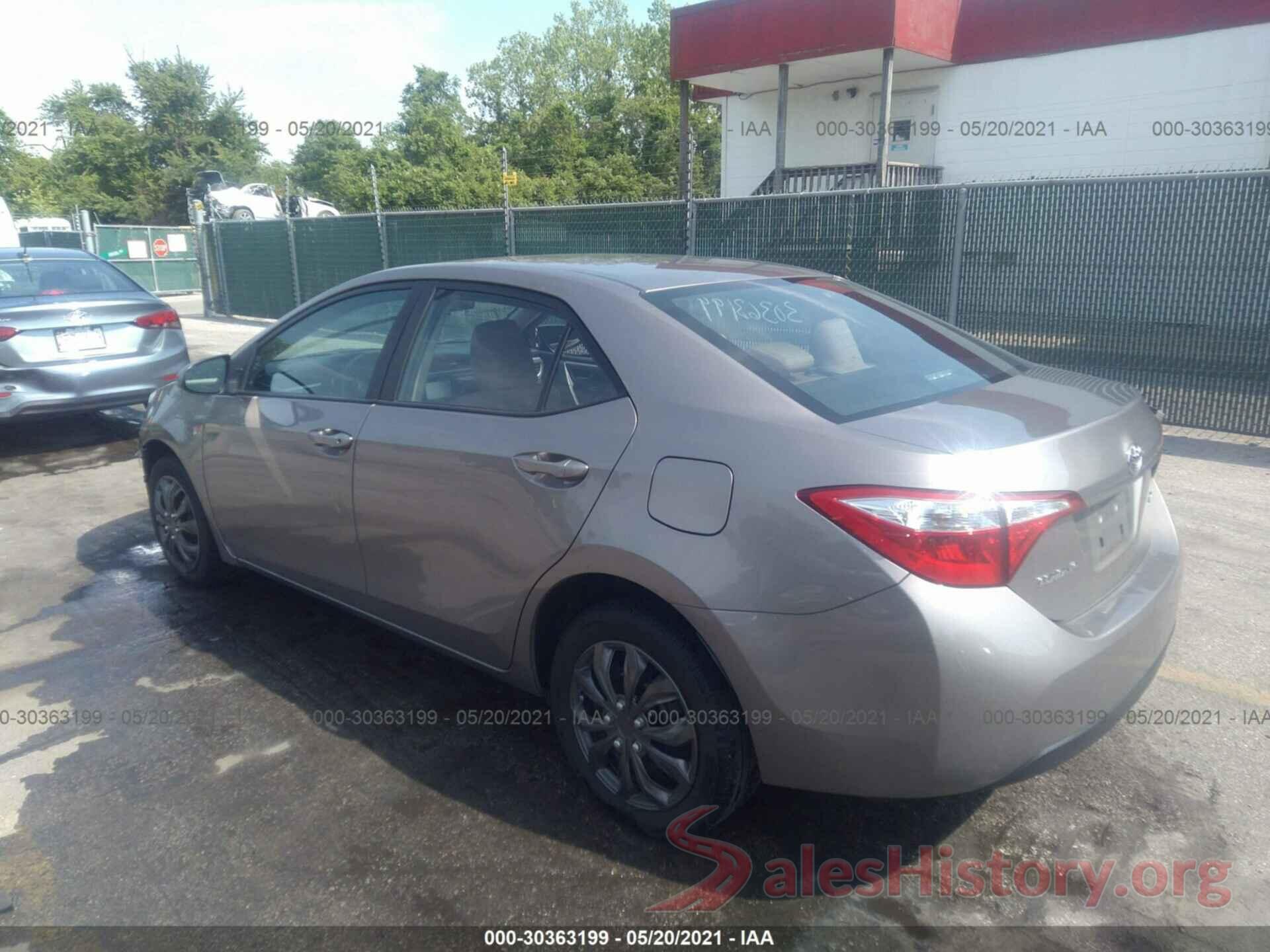 2T1BURHE2GC485761 2016 TOYOTA COROLLA