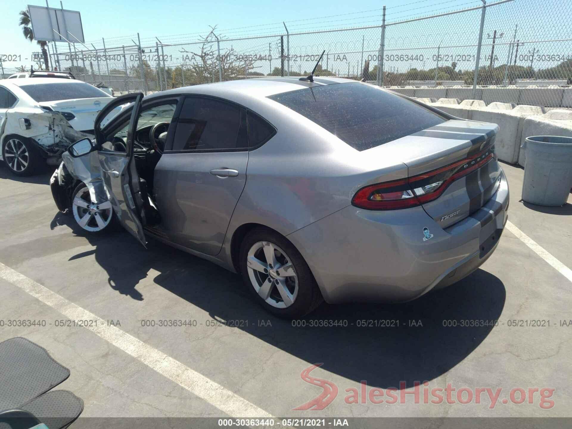 1C3CDFBB0GD593644 2016 DODGE DART