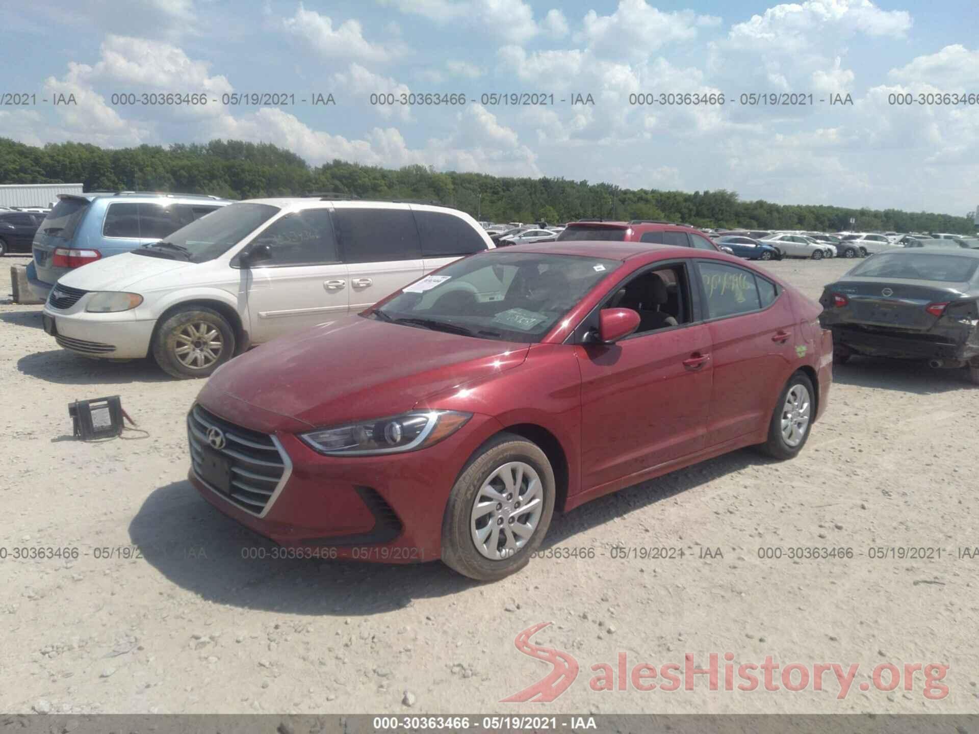 KMHD74LF8HU397588 2017 HYUNDAI ELANTRA