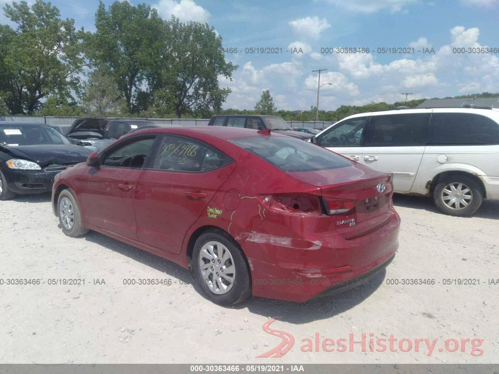 KMHD74LF8HU397588 2017 HYUNDAI ELANTRA