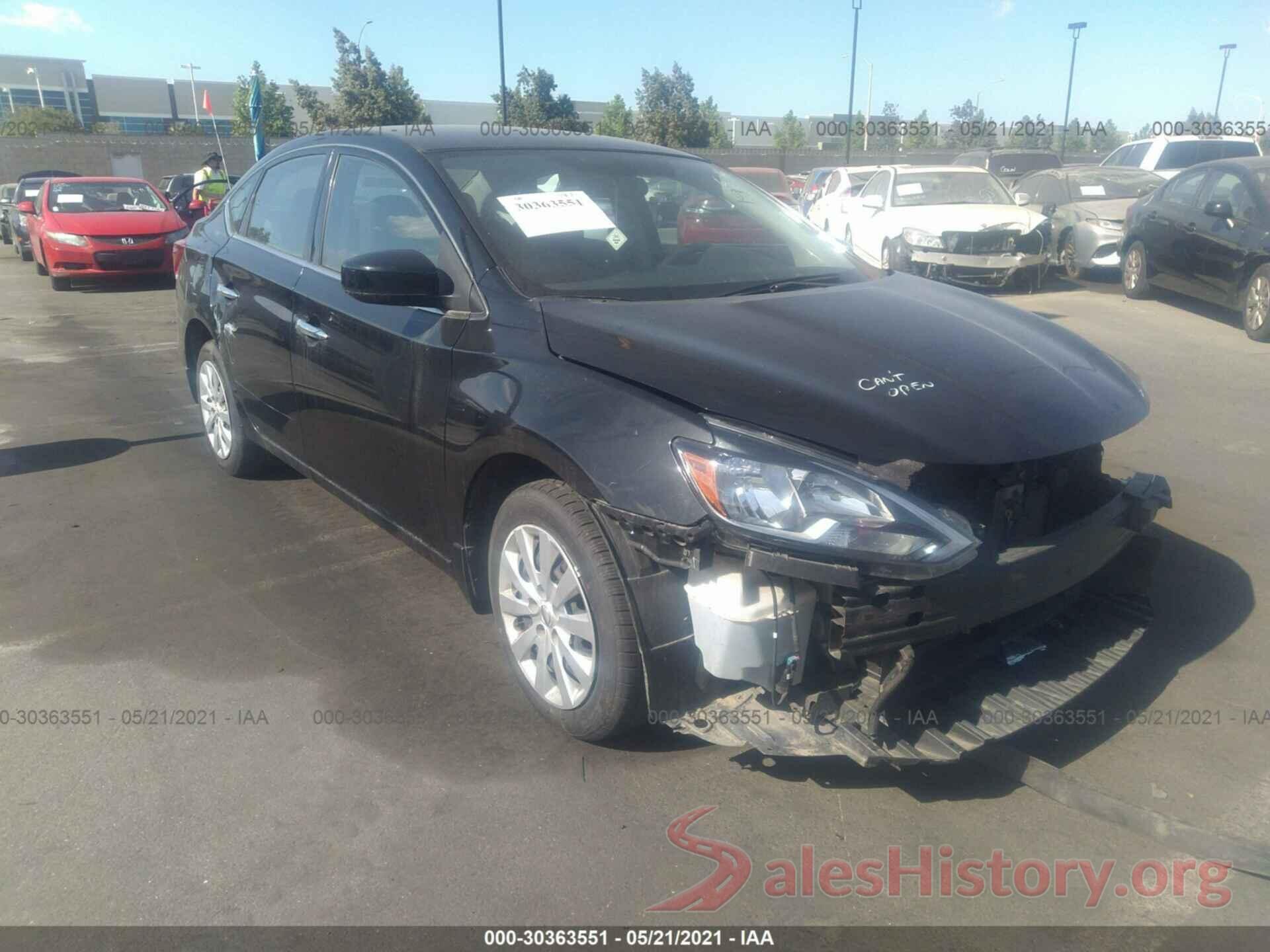 3N1AB7AP1HY295813 2017 NISSAN SENTRA