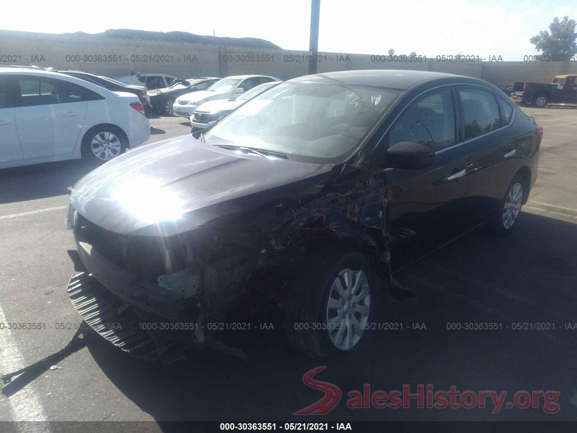 3N1AB7AP1HY295813 2017 NISSAN SENTRA