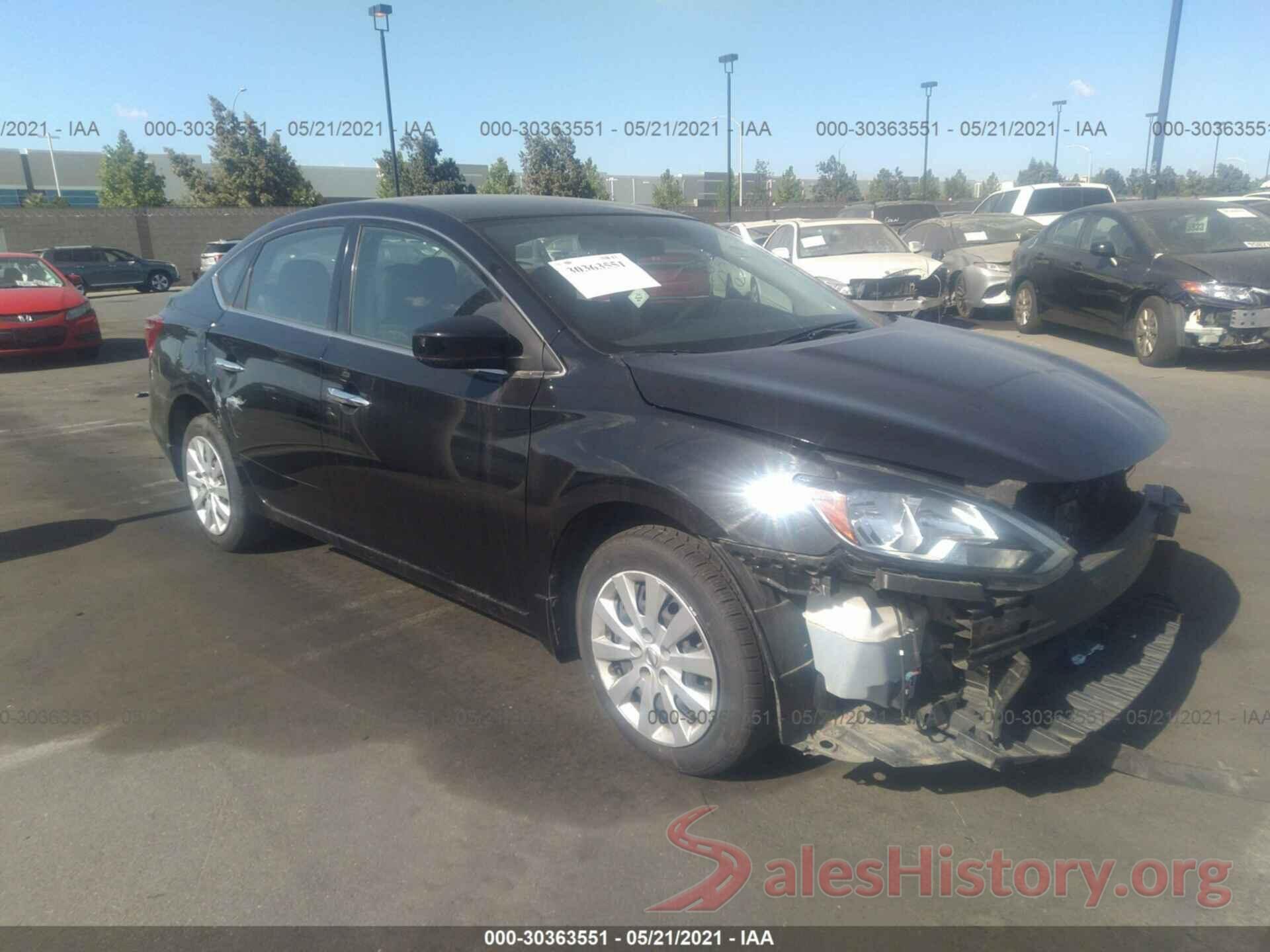 3N1AB7AP1HY295813 2017 NISSAN SENTRA