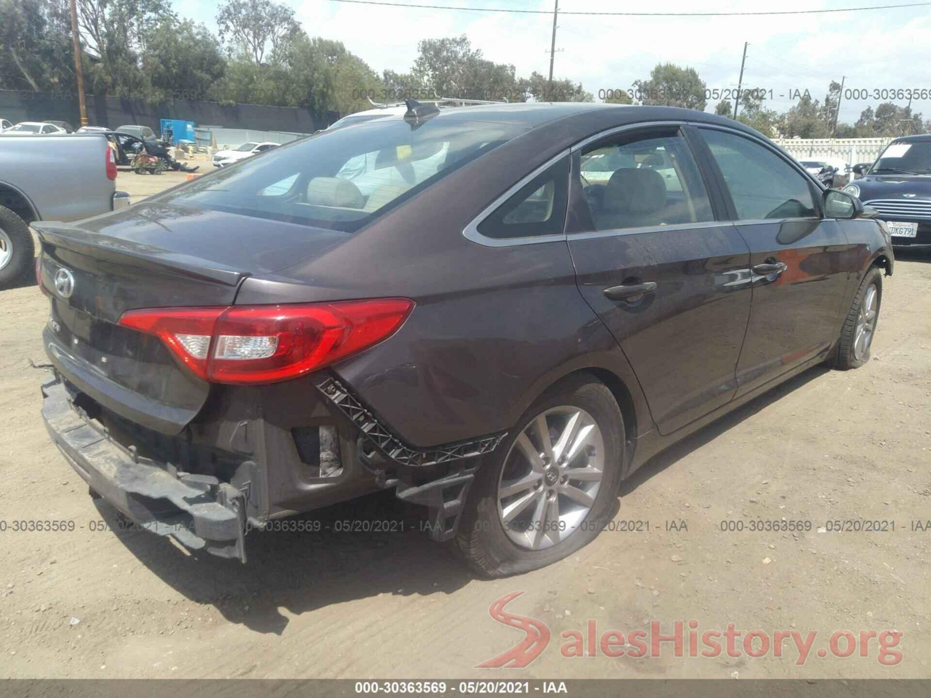 5NPE24AF1HH523326 2017 HYUNDAI SONATA