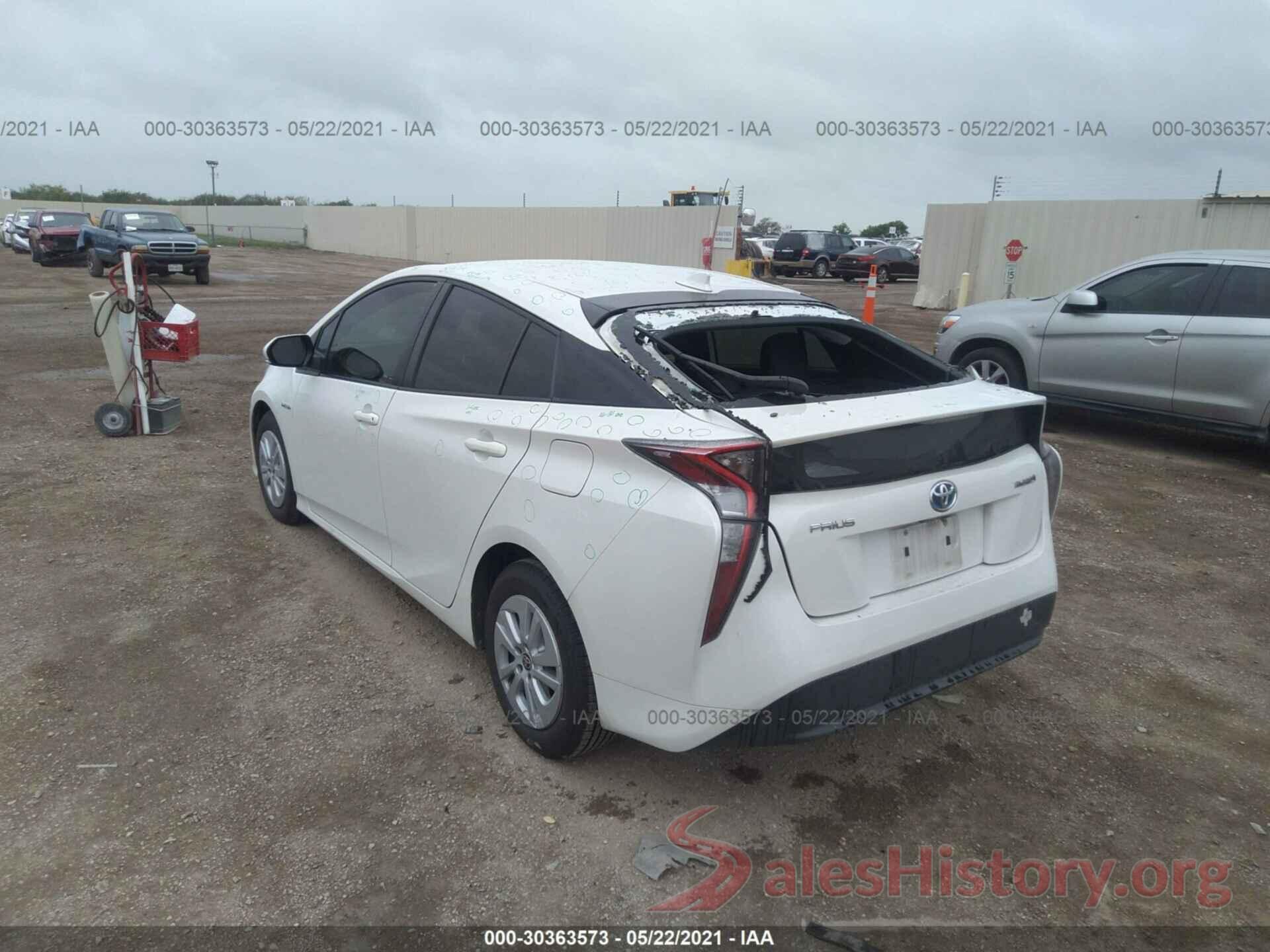 JTDKBRFU9H3032490 2017 TOYOTA PRIUS