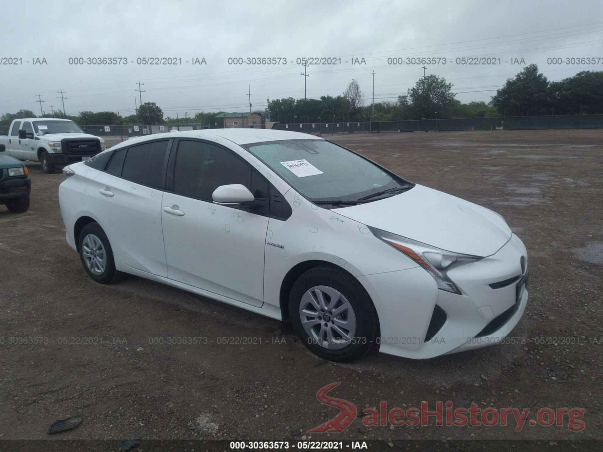 JTDKBRFU9H3032490 2017 TOYOTA PRIUS