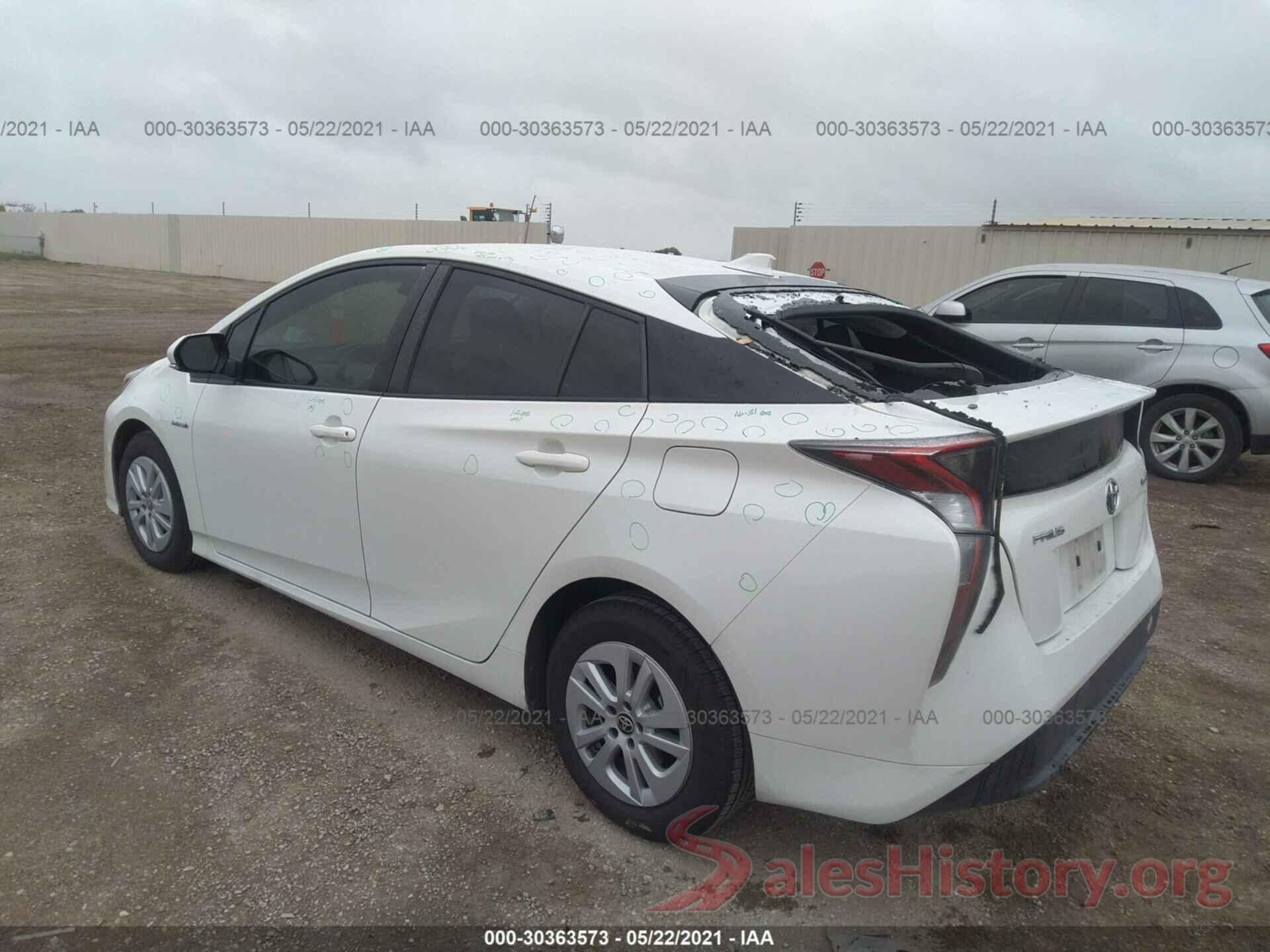 JTDKBRFU9H3032490 2017 TOYOTA PRIUS