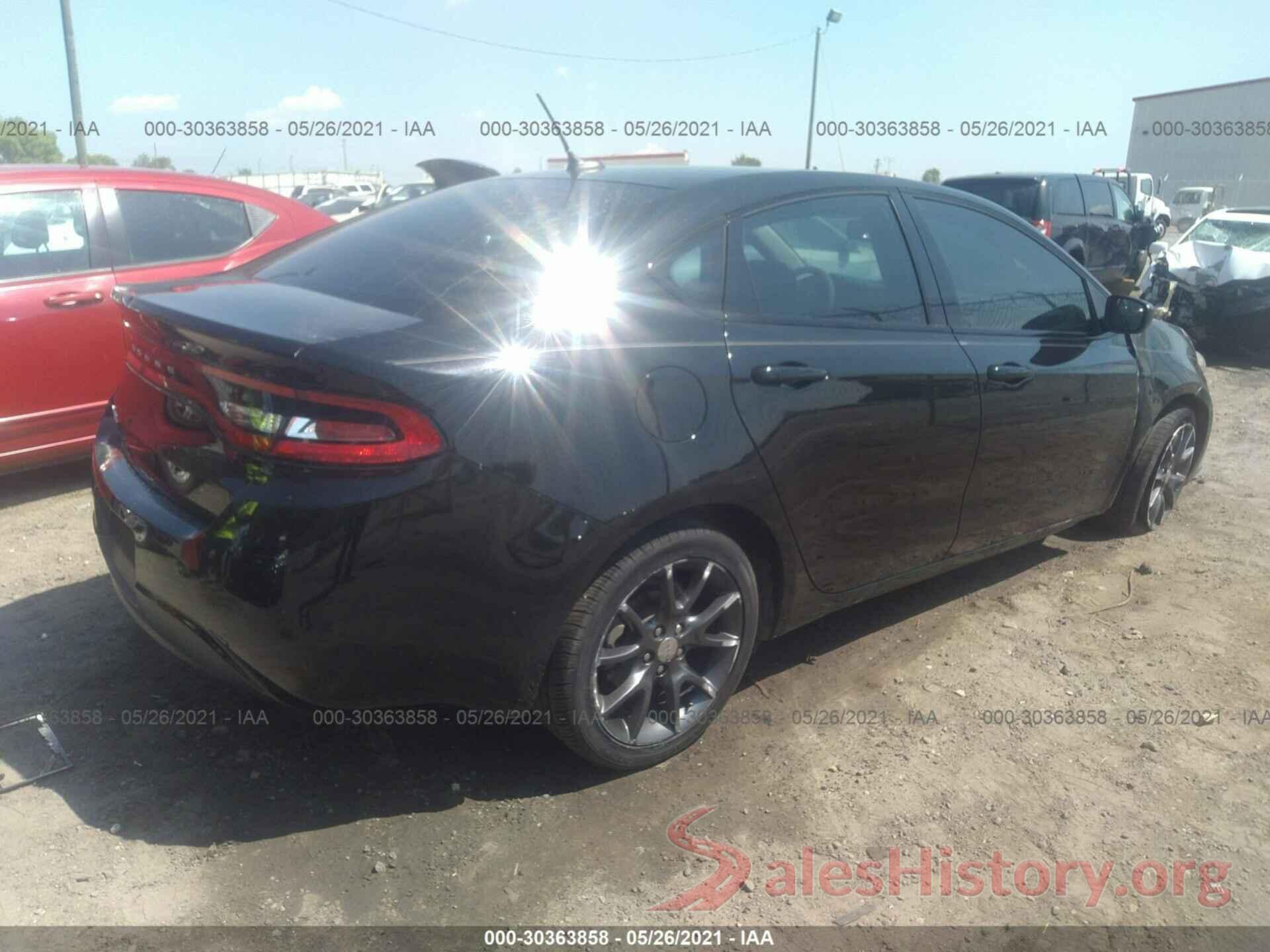 1C3CDFAA2GD607472 2016 DODGE DART